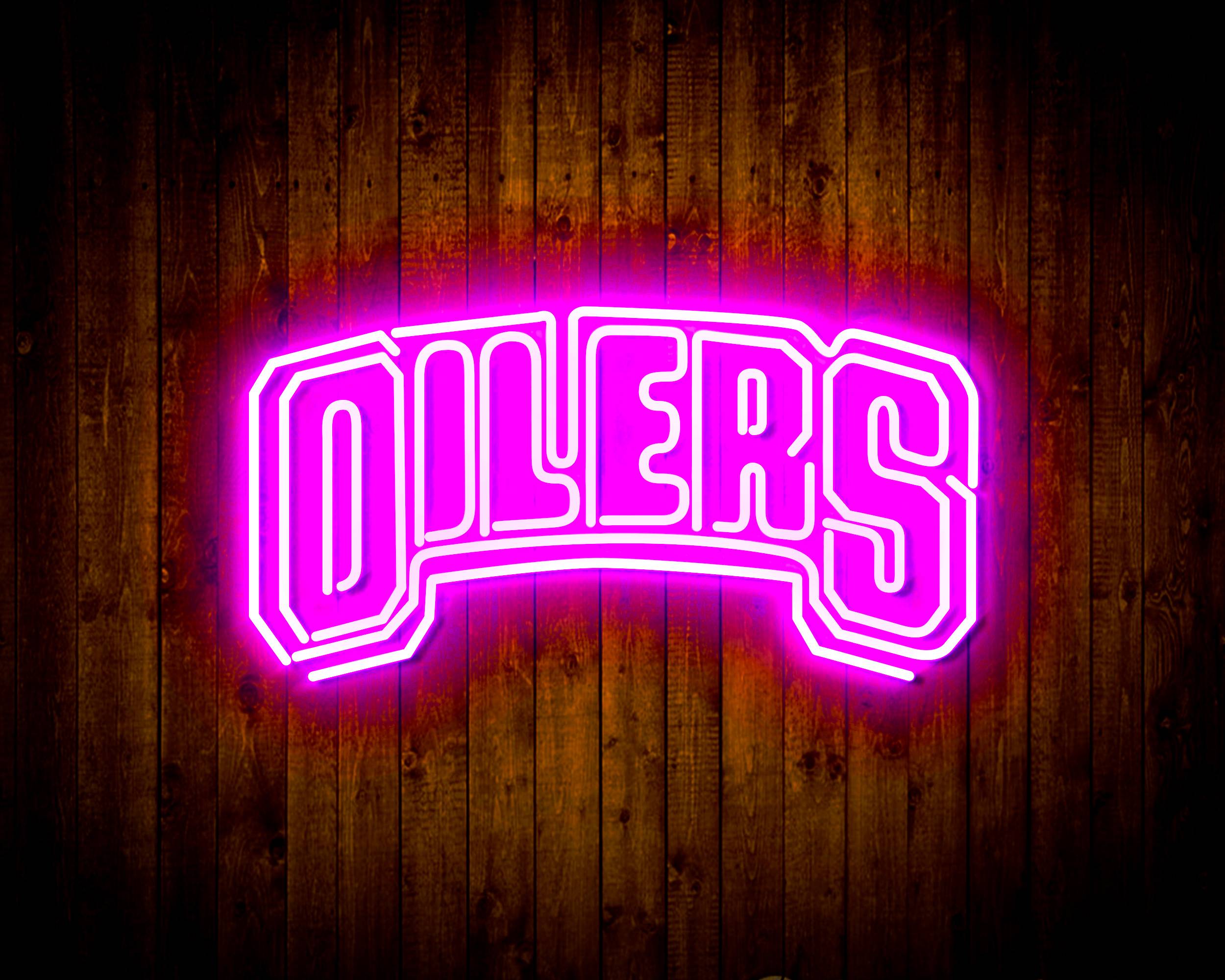 NHL Edmonton Oilers Handmade LED Neon Light Sign