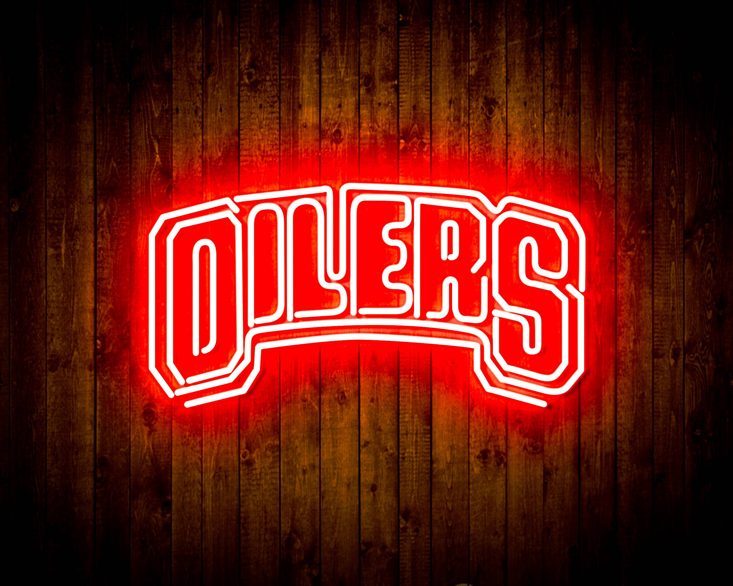 NHL Edmonton Oilers Handmade LED Neon Light Sign