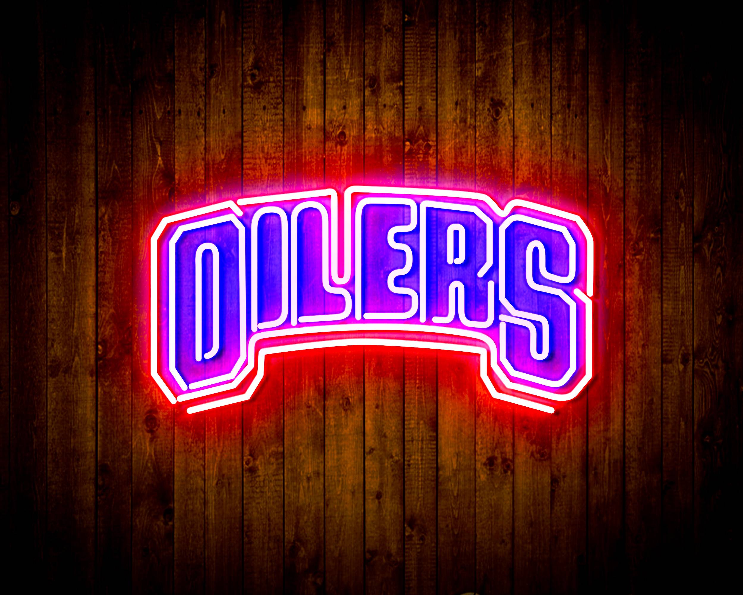 NHL Edmonton Oilers Handmade LED Neon Light Sign