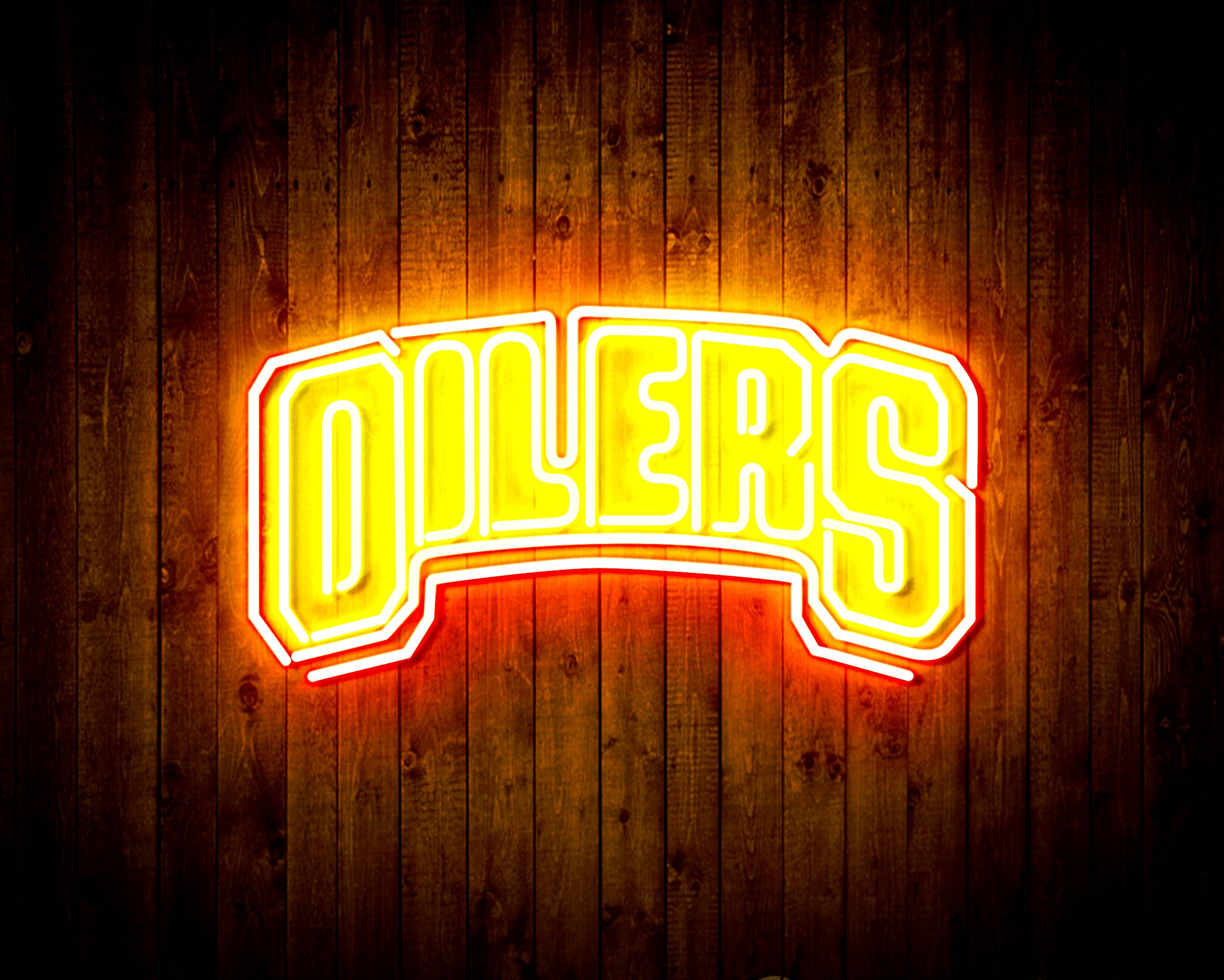 NHL Edmonton Oilers Handmade LED Neon Light Sign