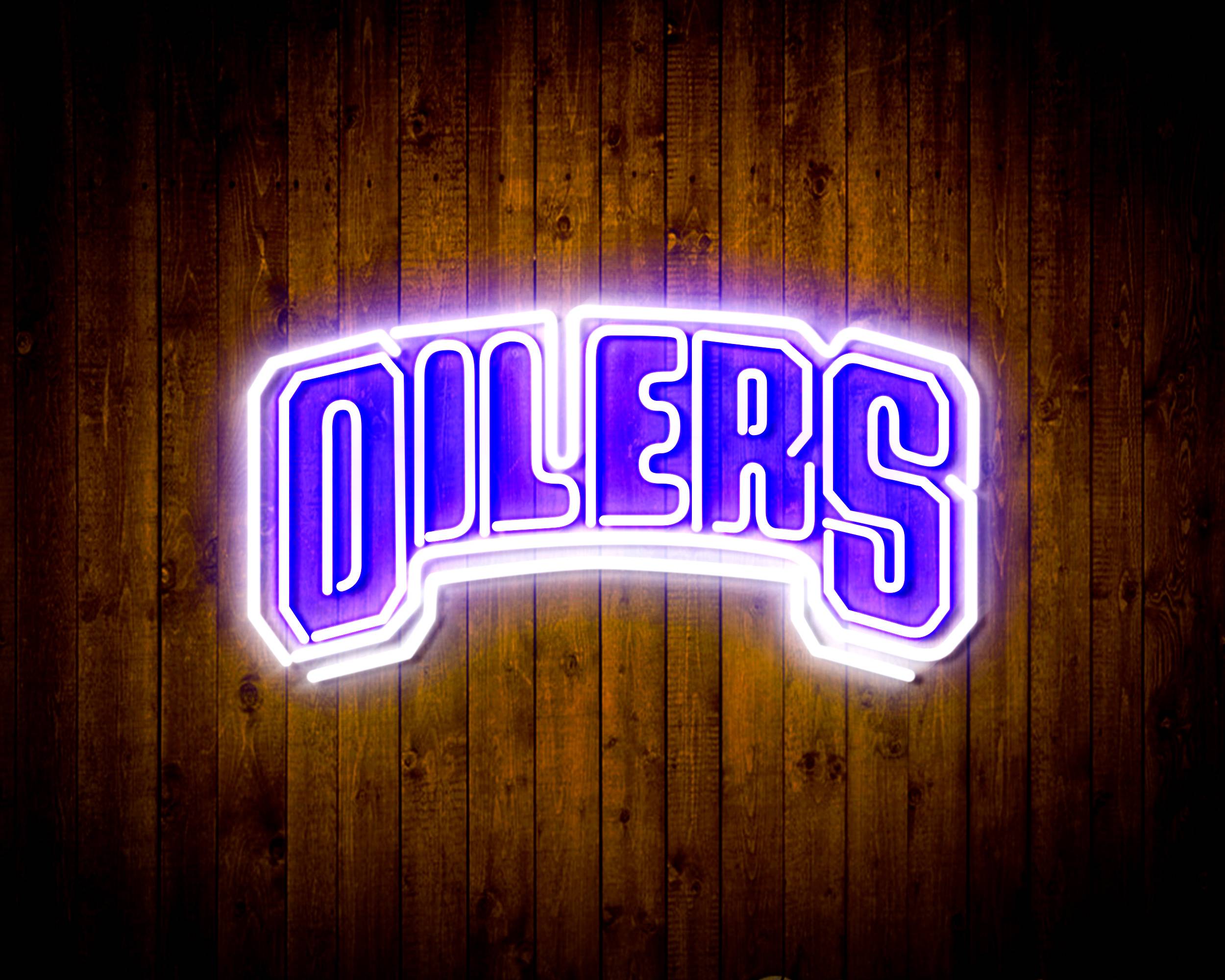 NHL Edmonton Oilers Handmade LED Neon Light Sign