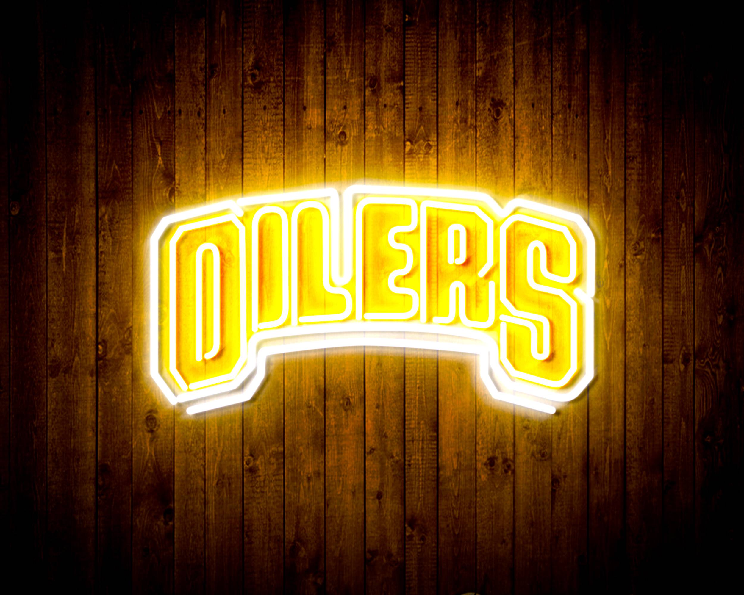 NHL Edmonton Oilers Handmade LED Neon Light Sign