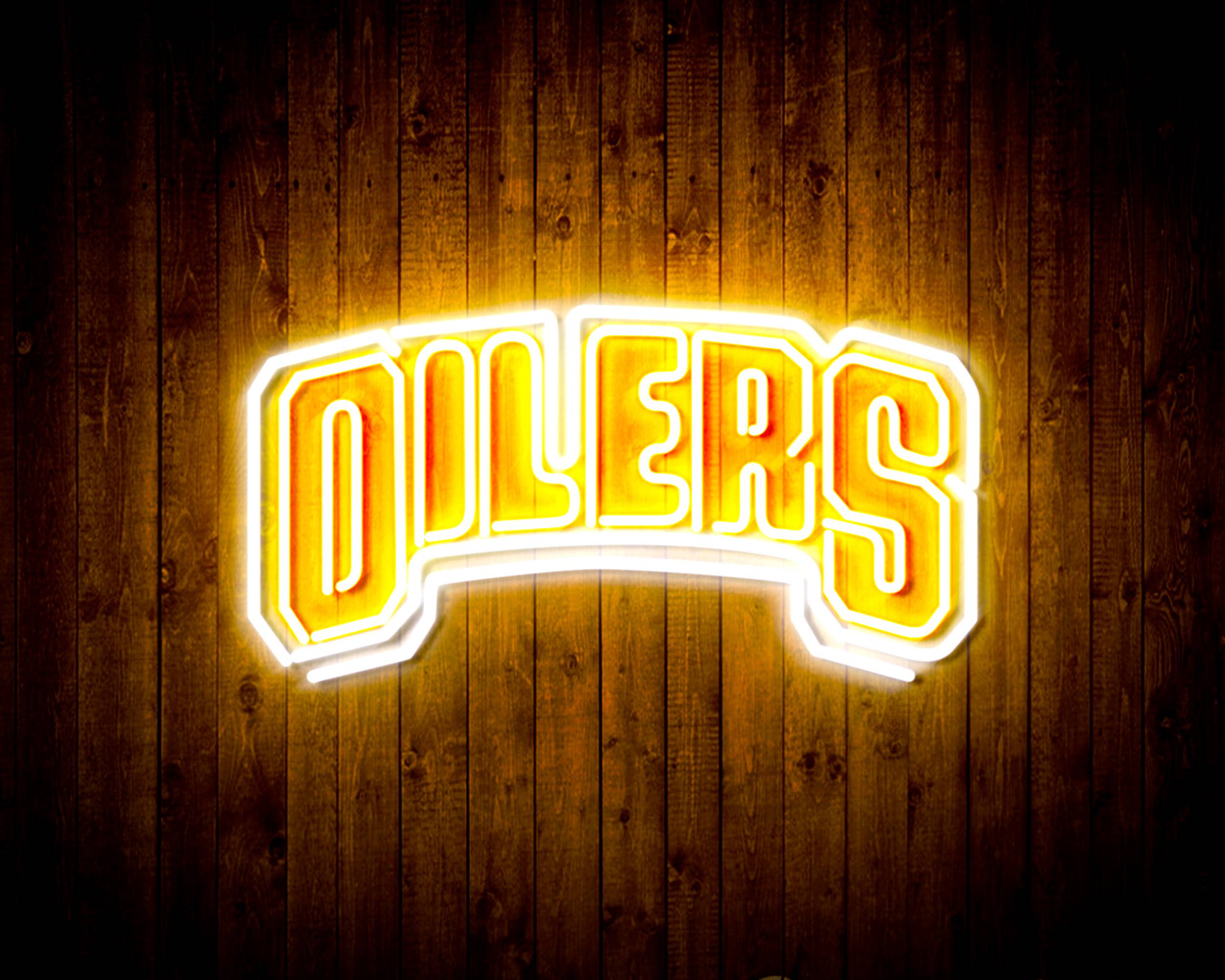 NHL Edmonton Oilers Handmade LED Neon Light Sign