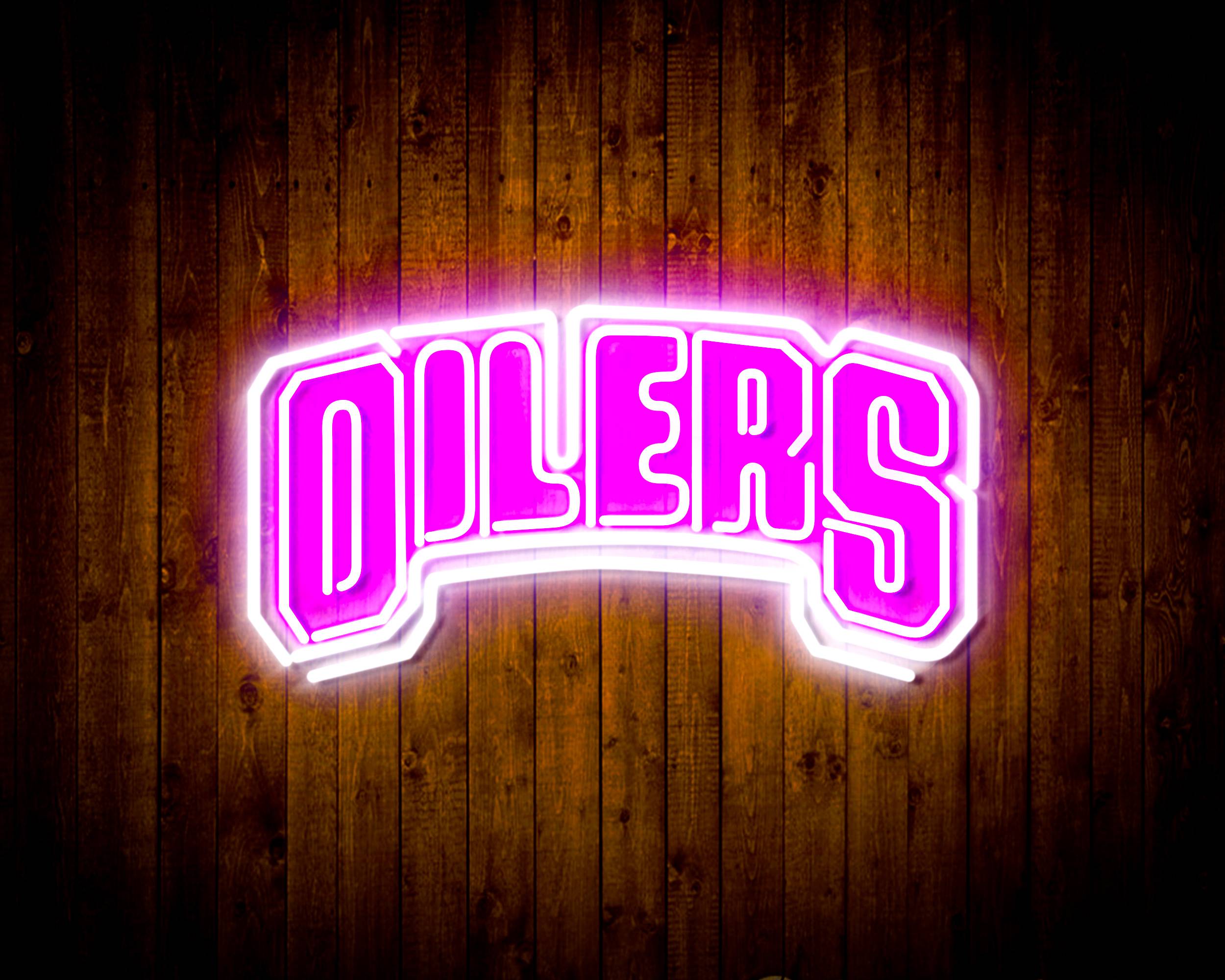 NHL Edmonton Oilers Handmade LED Neon Light Sign