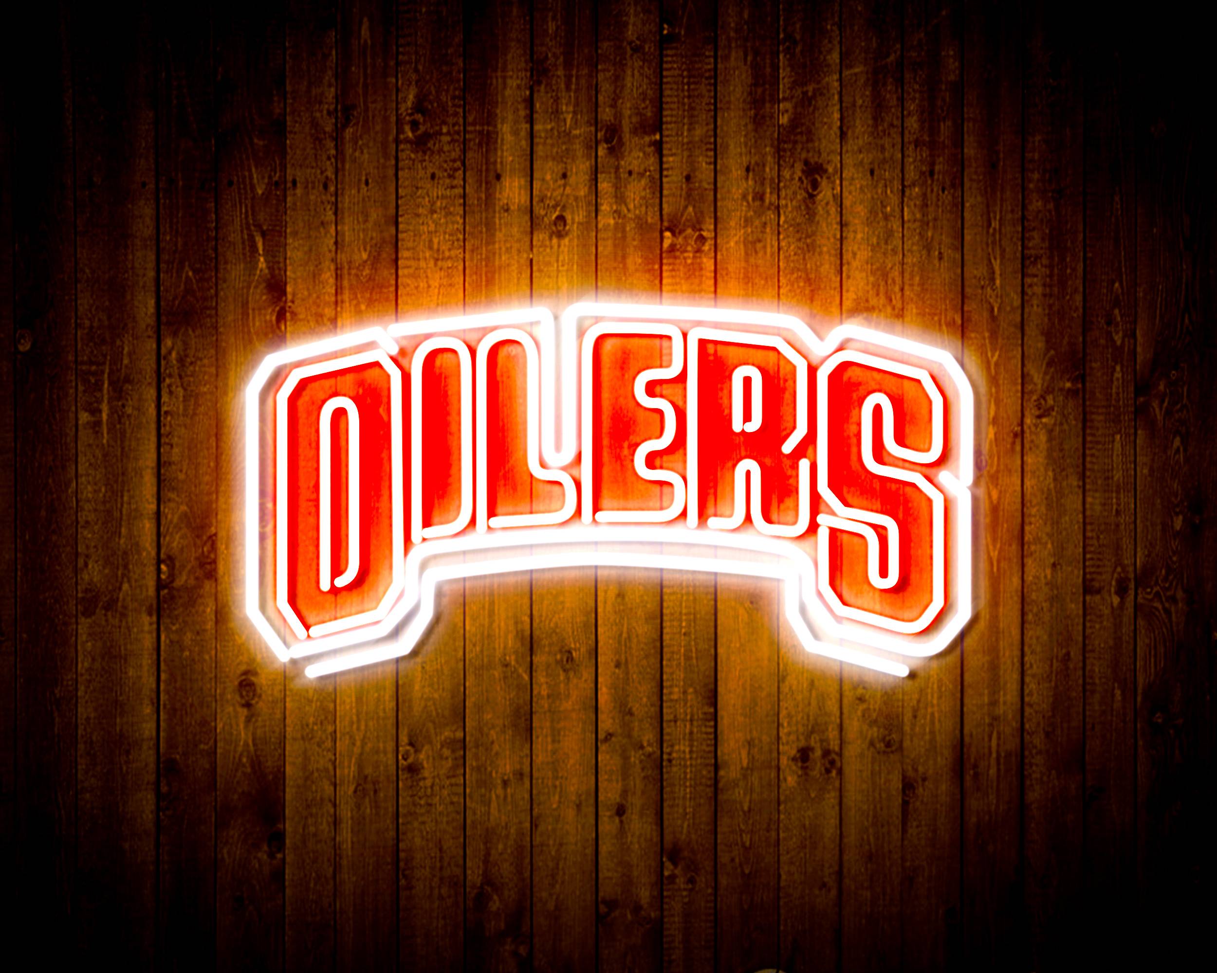 NHL Edmonton Oilers Handmade LED Neon Light Sign