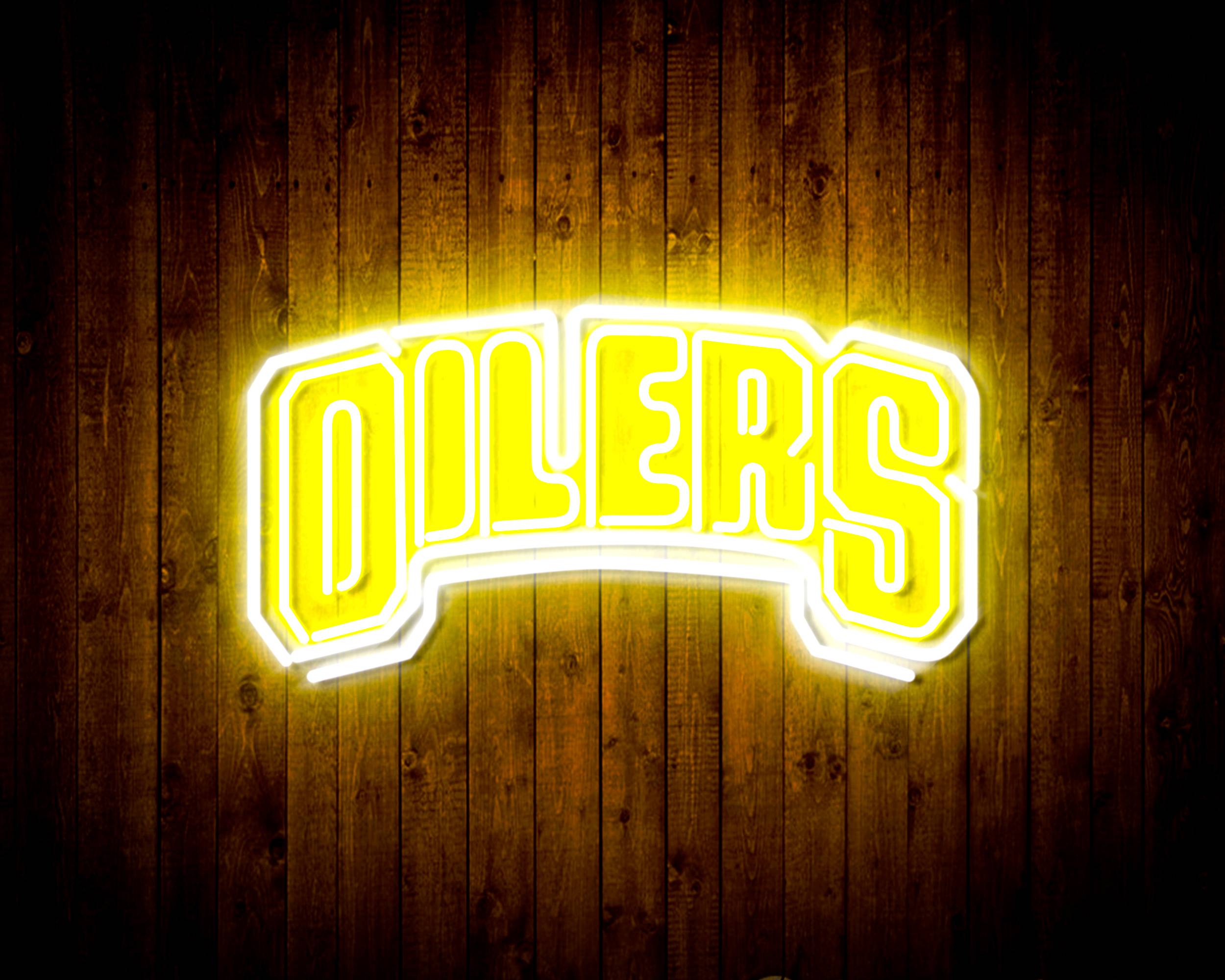 NHL Edmonton Oilers Handmade LED Neon Light Sign