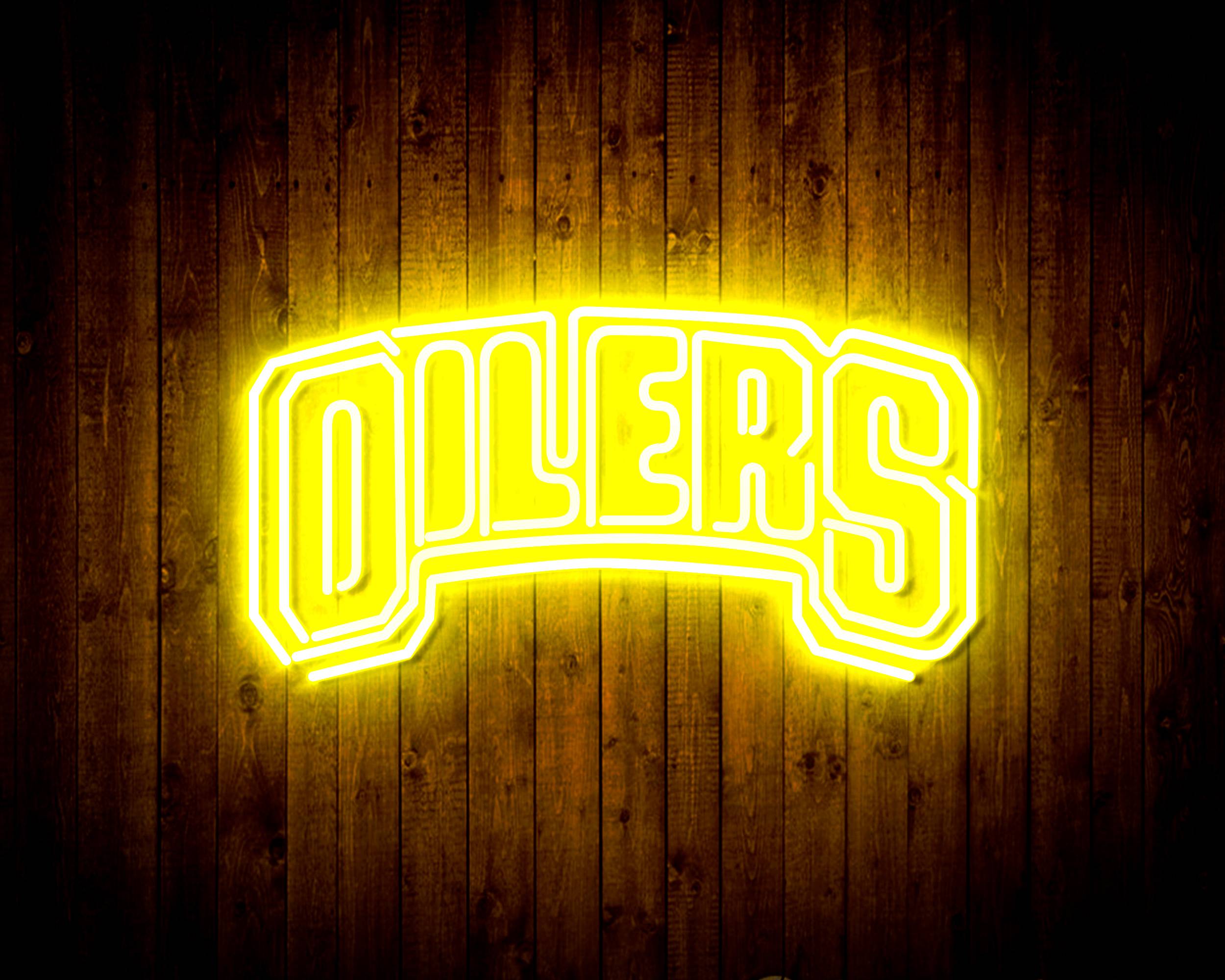 NHL Edmonton Oilers Handmade LED Neon Light Sign