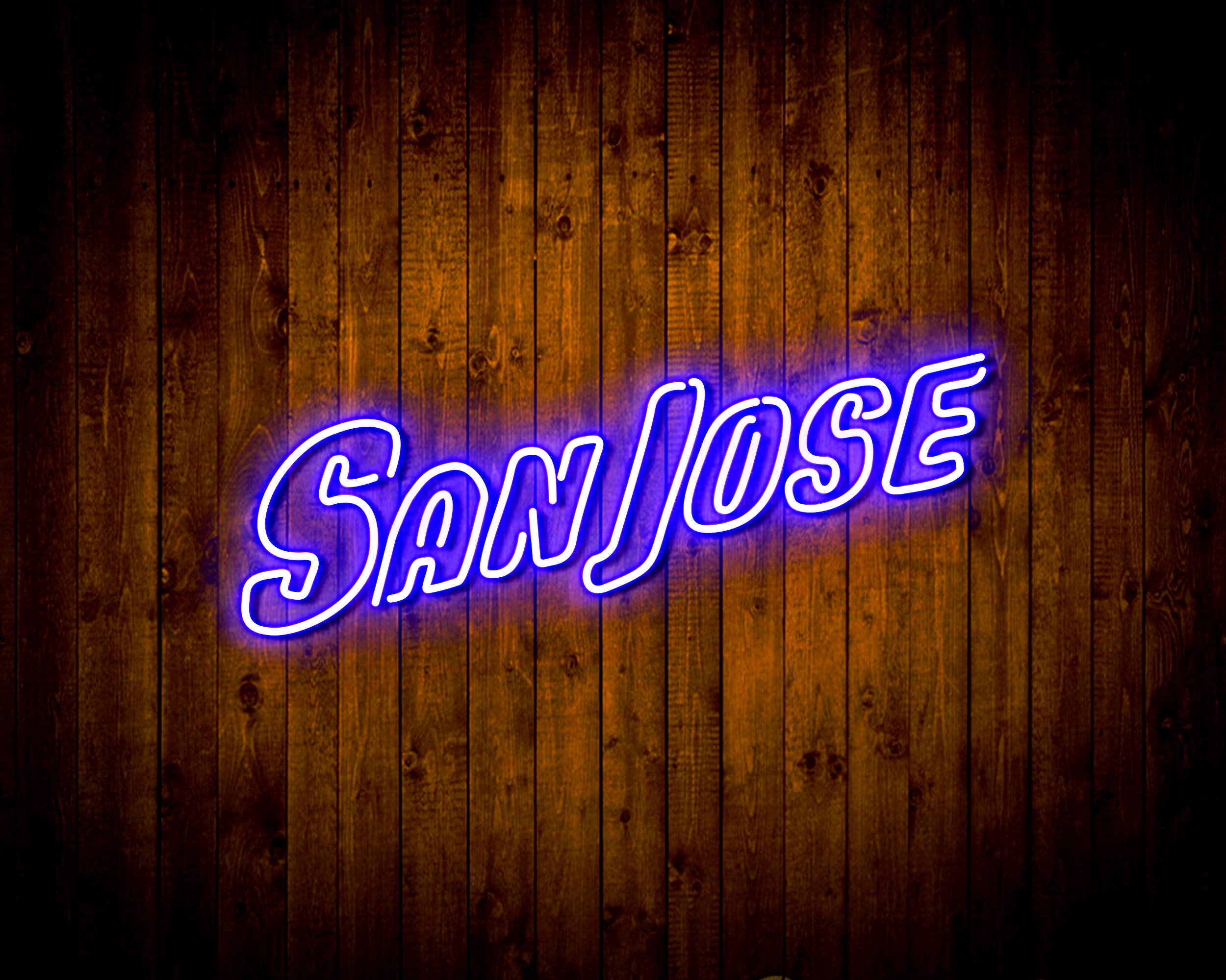 NHL San Jose Sharks Handmade LED Neon Light Sign