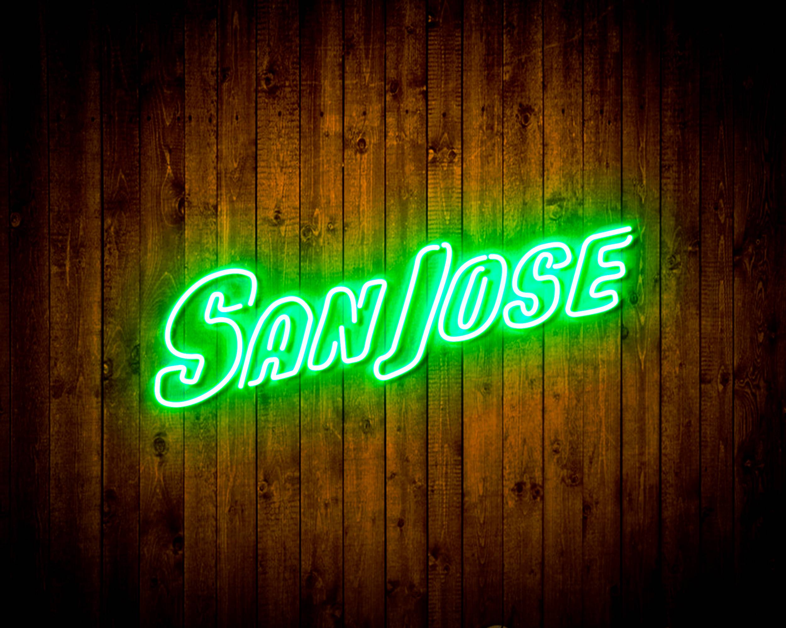 NHL San Jose Sharks Handmade LED Neon Light Sign