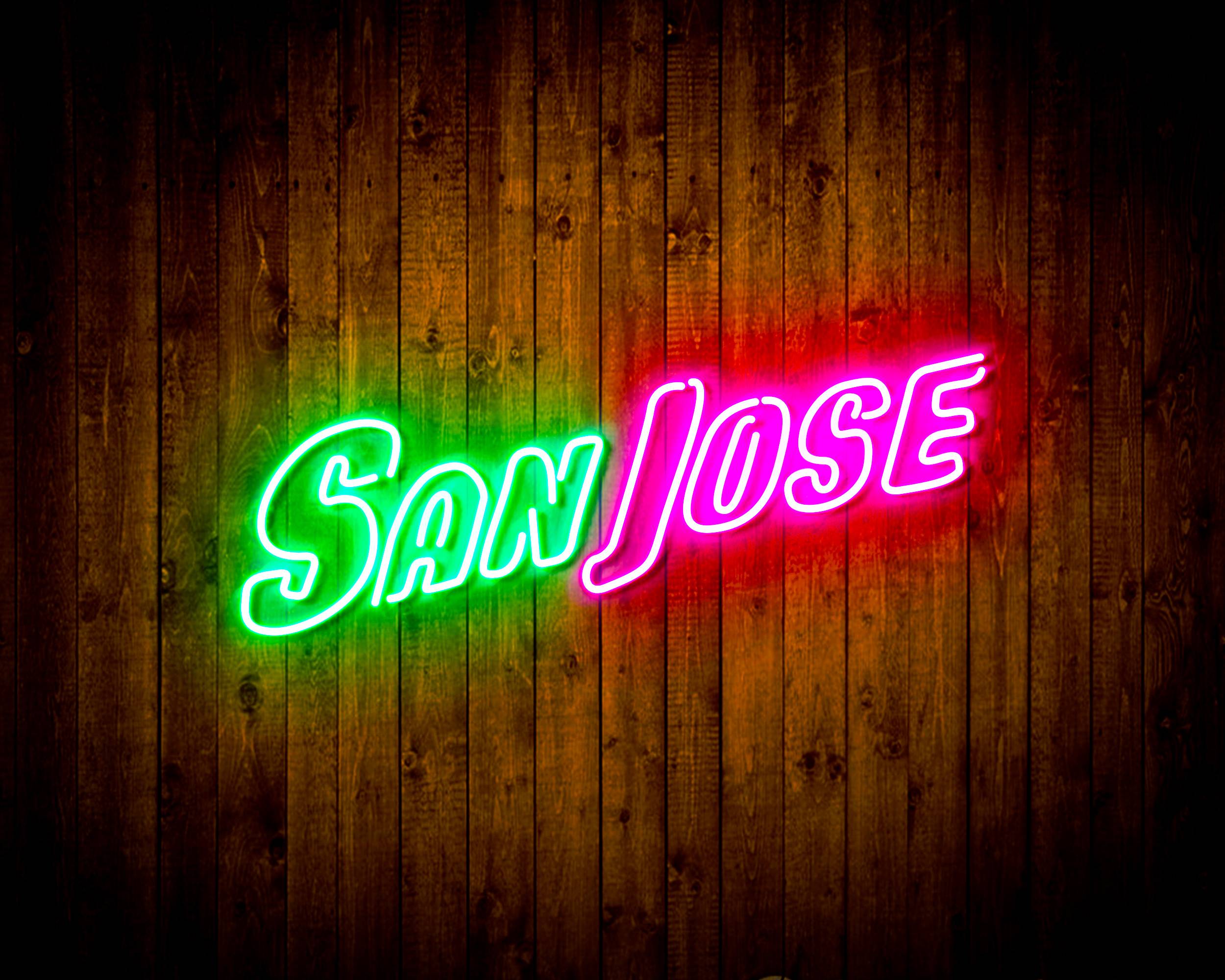 NHL San Jose Sharks Handmade LED Neon Light Sign