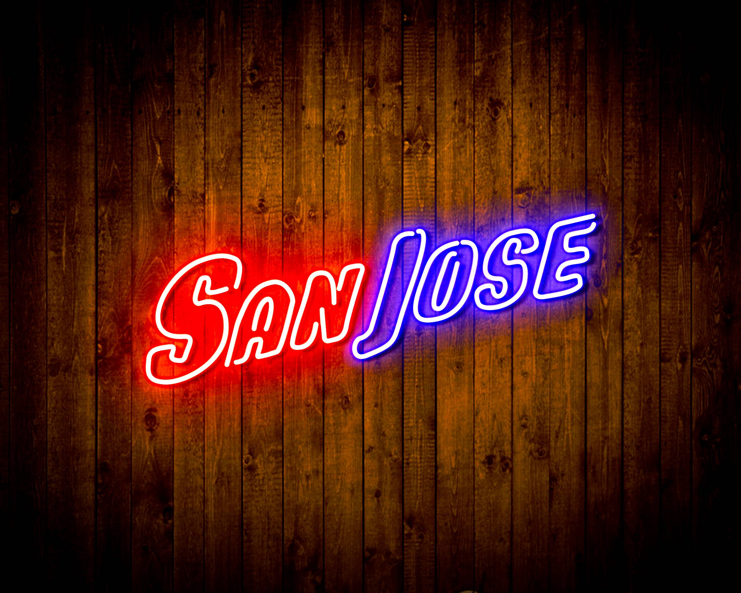 NHL San Jose Sharks Handmade LED Neon Light Sign