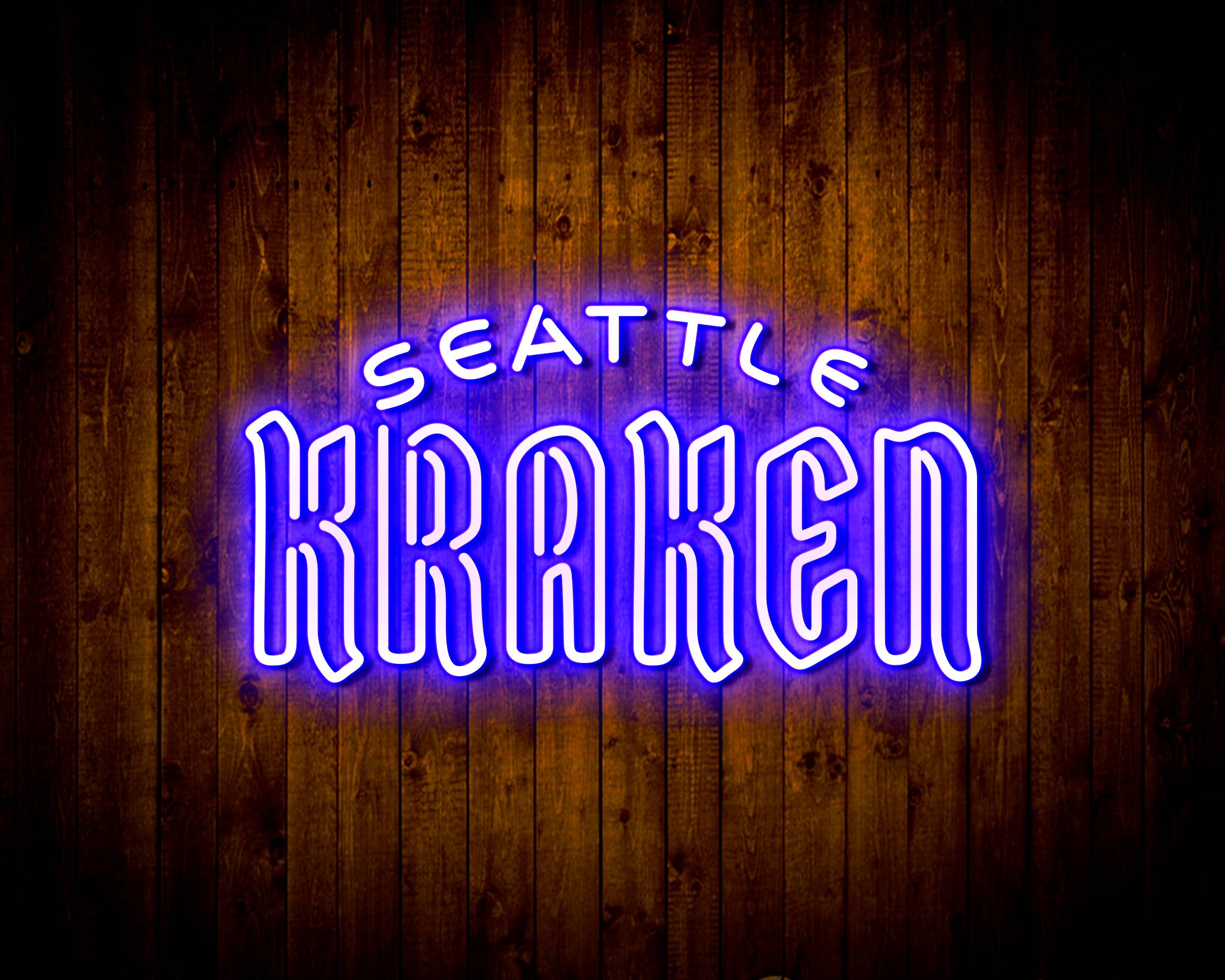 NHL Seattle Kraken Handmade LED Neon Light Sign