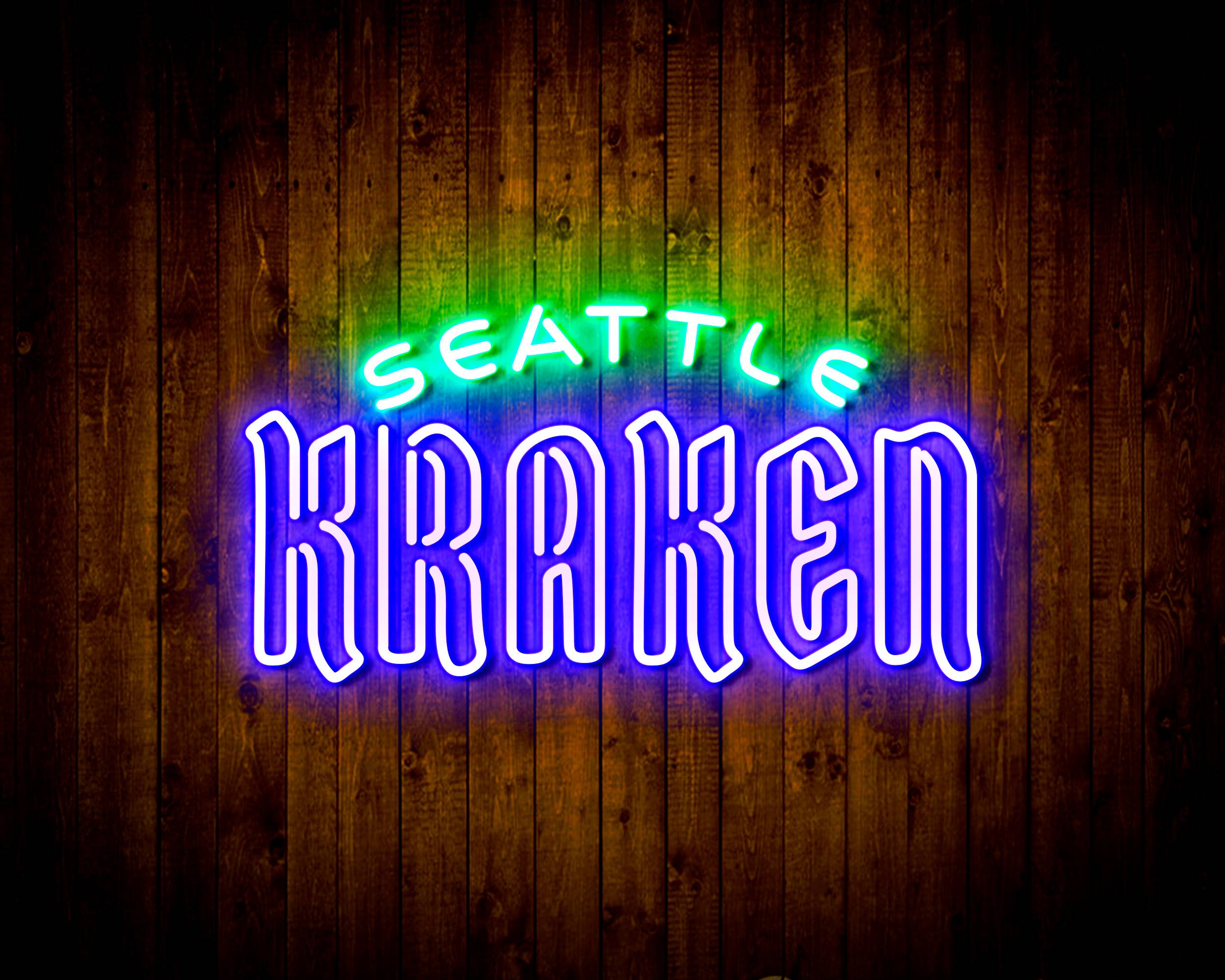 NHL Seattle Kraken Handmade LED Neon Light Sign