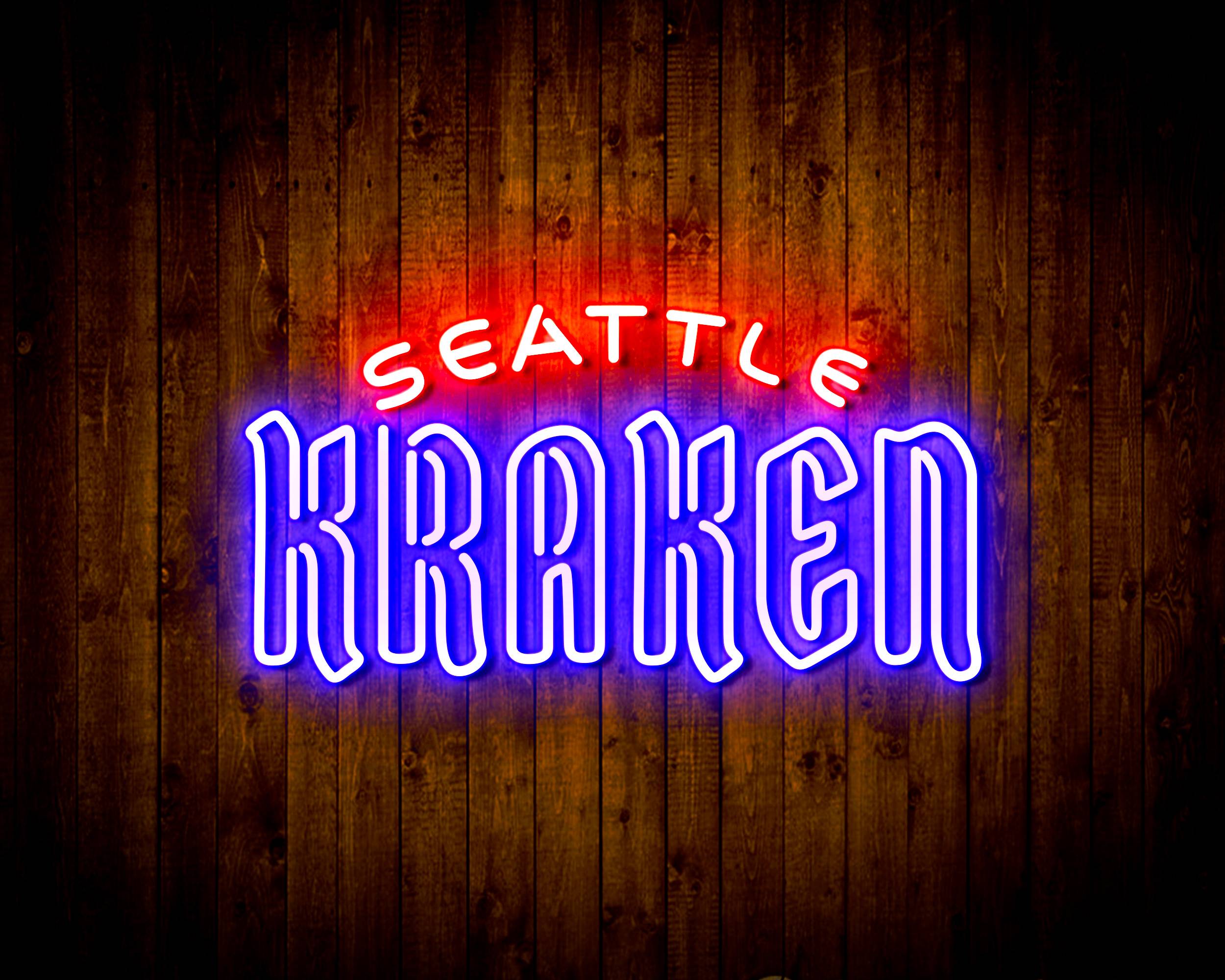 NHL Seattle Kraken Handmade LED Neon Light Sign