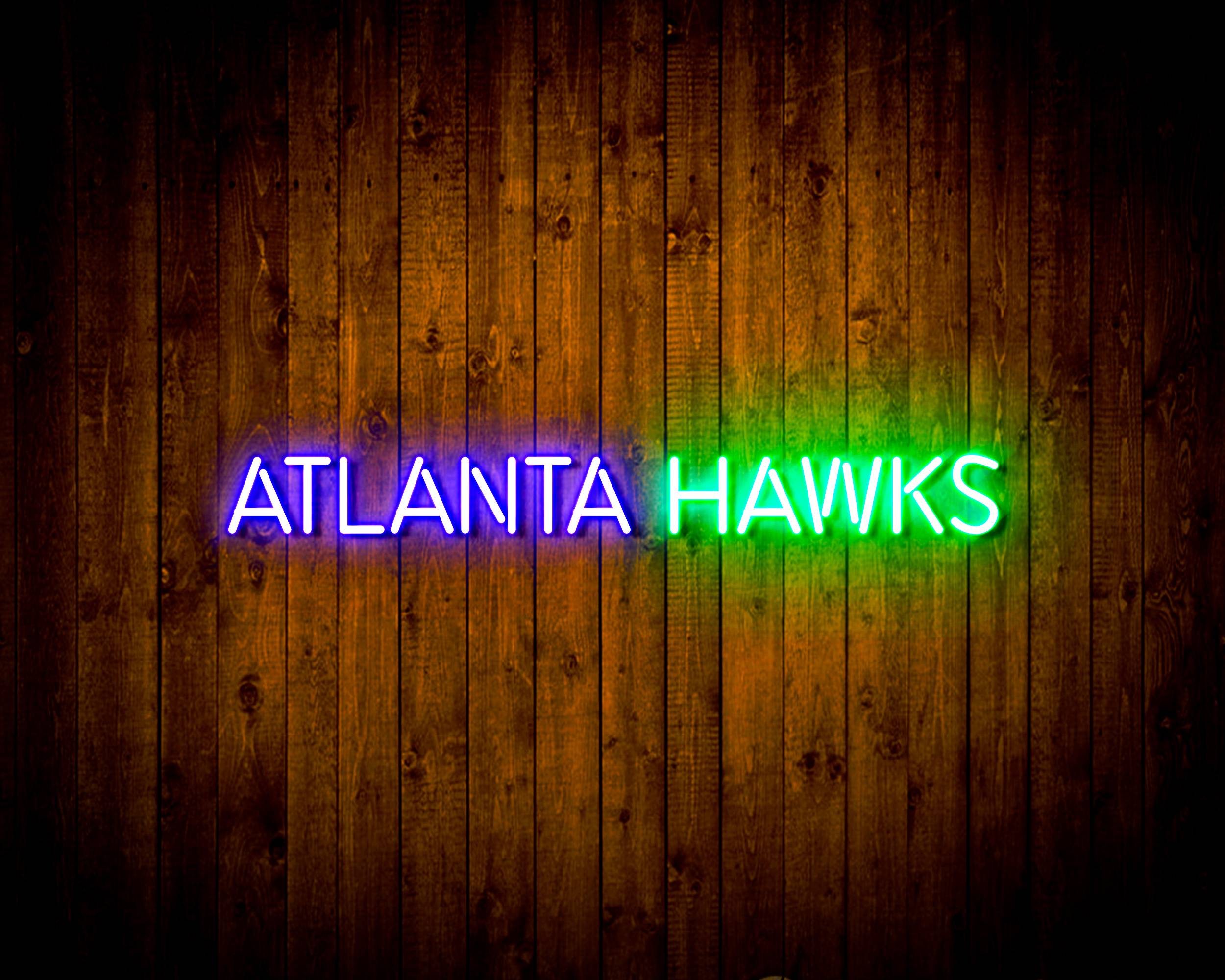 NBA Atlanta Hawks Handmade LED Neon Light Sign