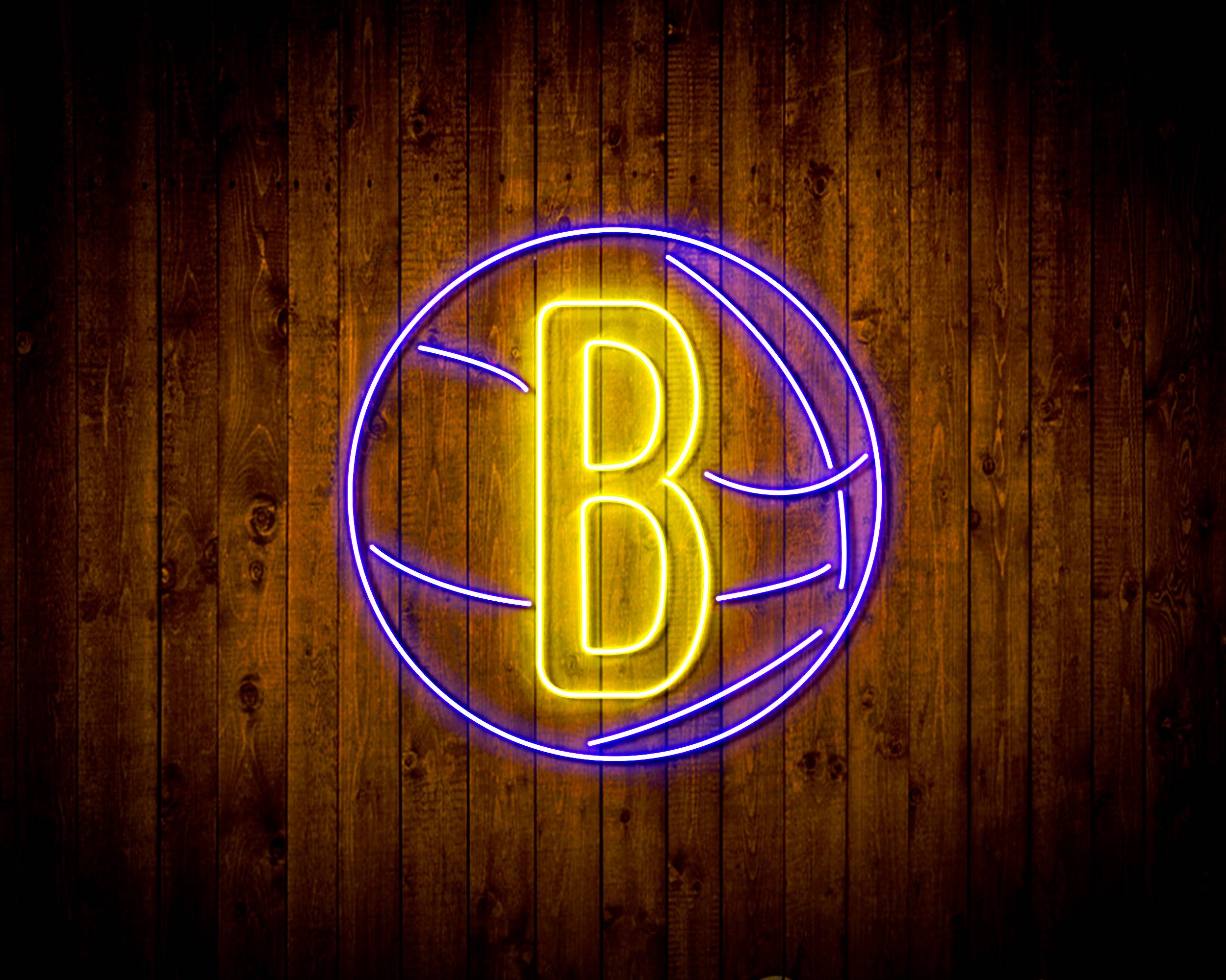 NBA Brooklyn Nets Handmade LED Neon Light Sign