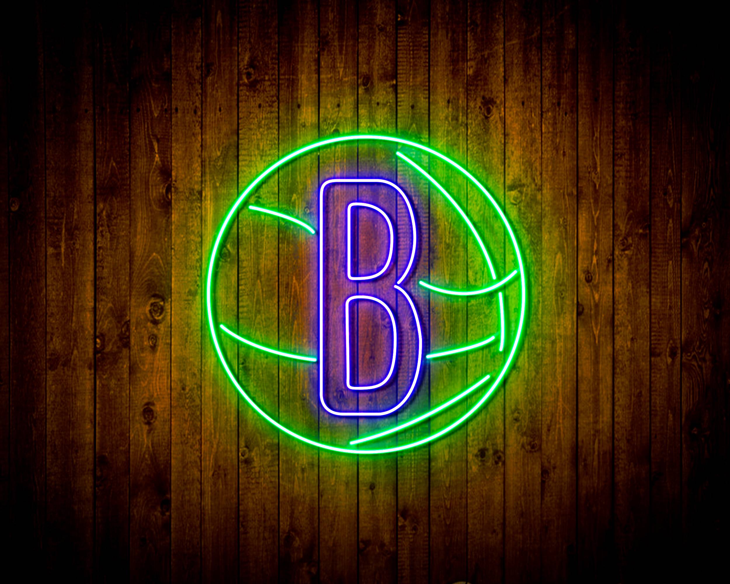 NBA Brooklyn Nets Handmade LED Neon Light Sign