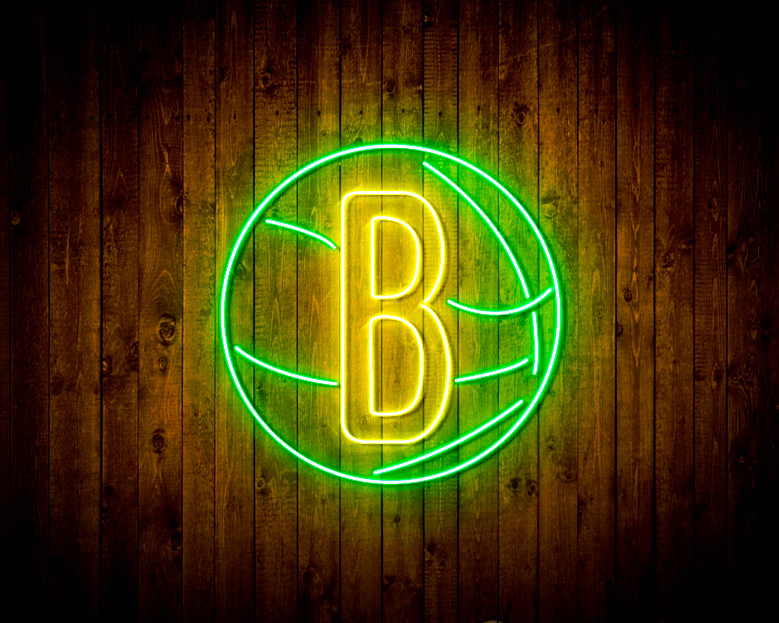 NBA Brooklyn Nets Handmade LED Neon Light Sign