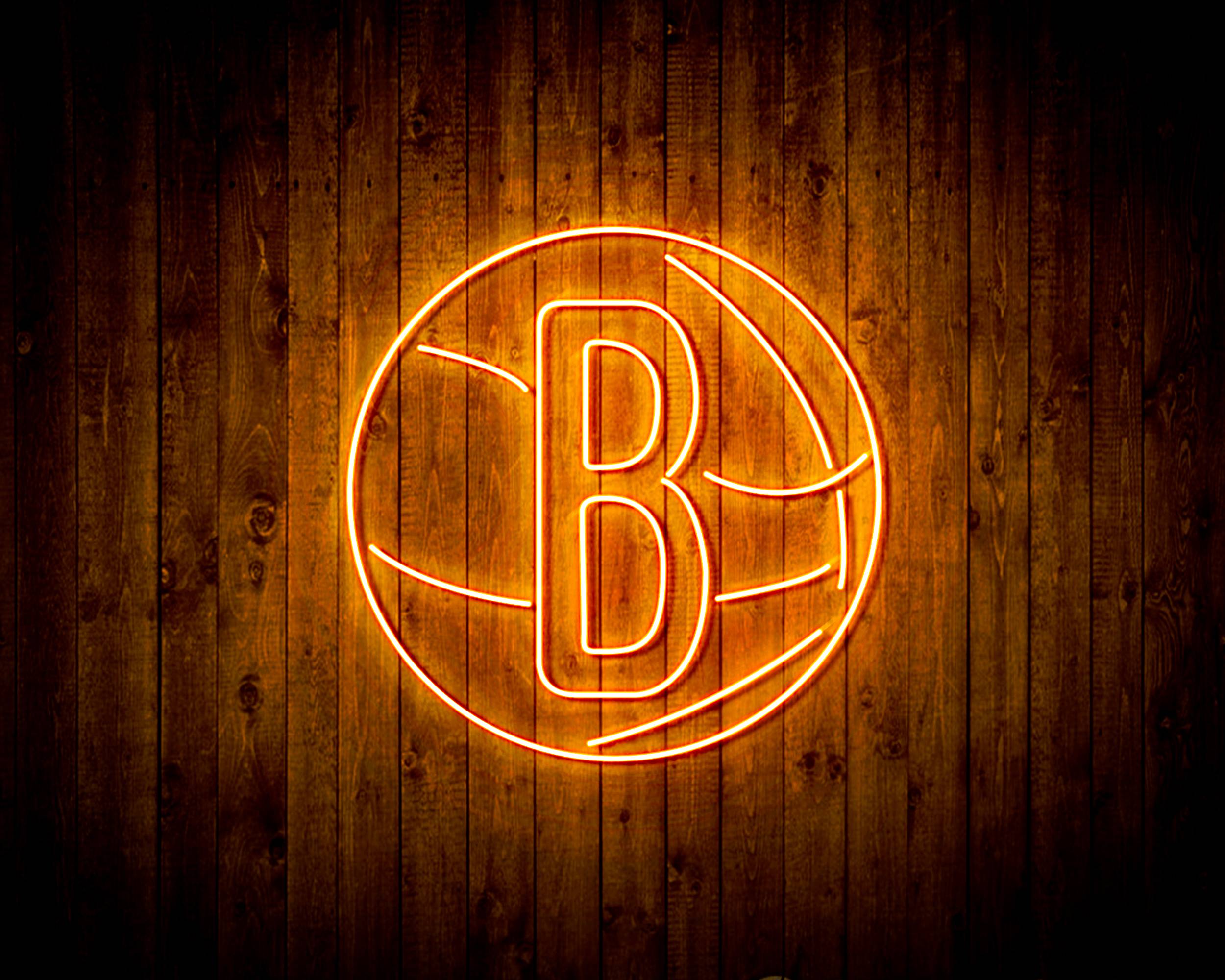 NBA Brooklyn Nets Handmade LED Neon Light Sign