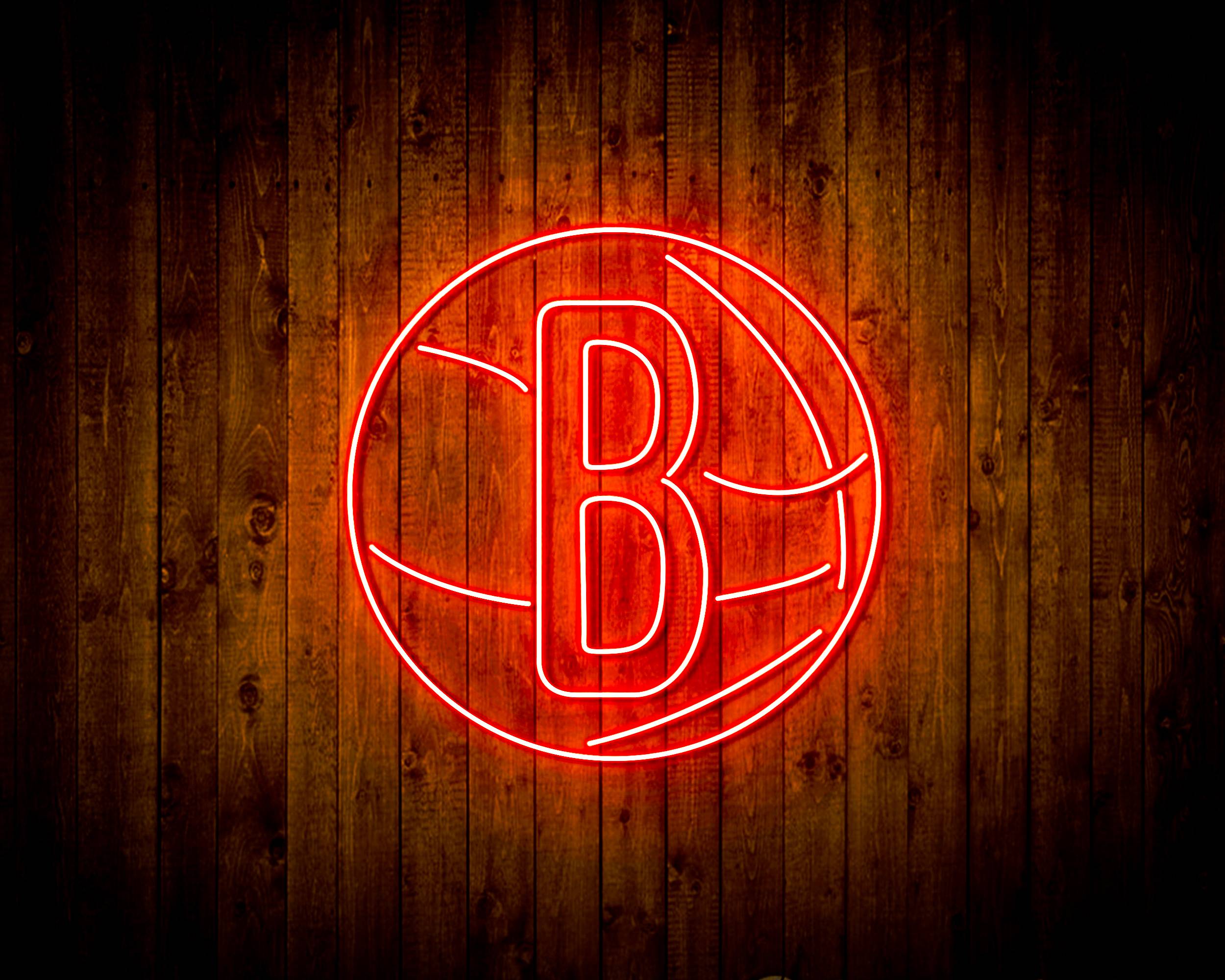 NBA Brooklyn Nets Handmade LED Neon Light Sign