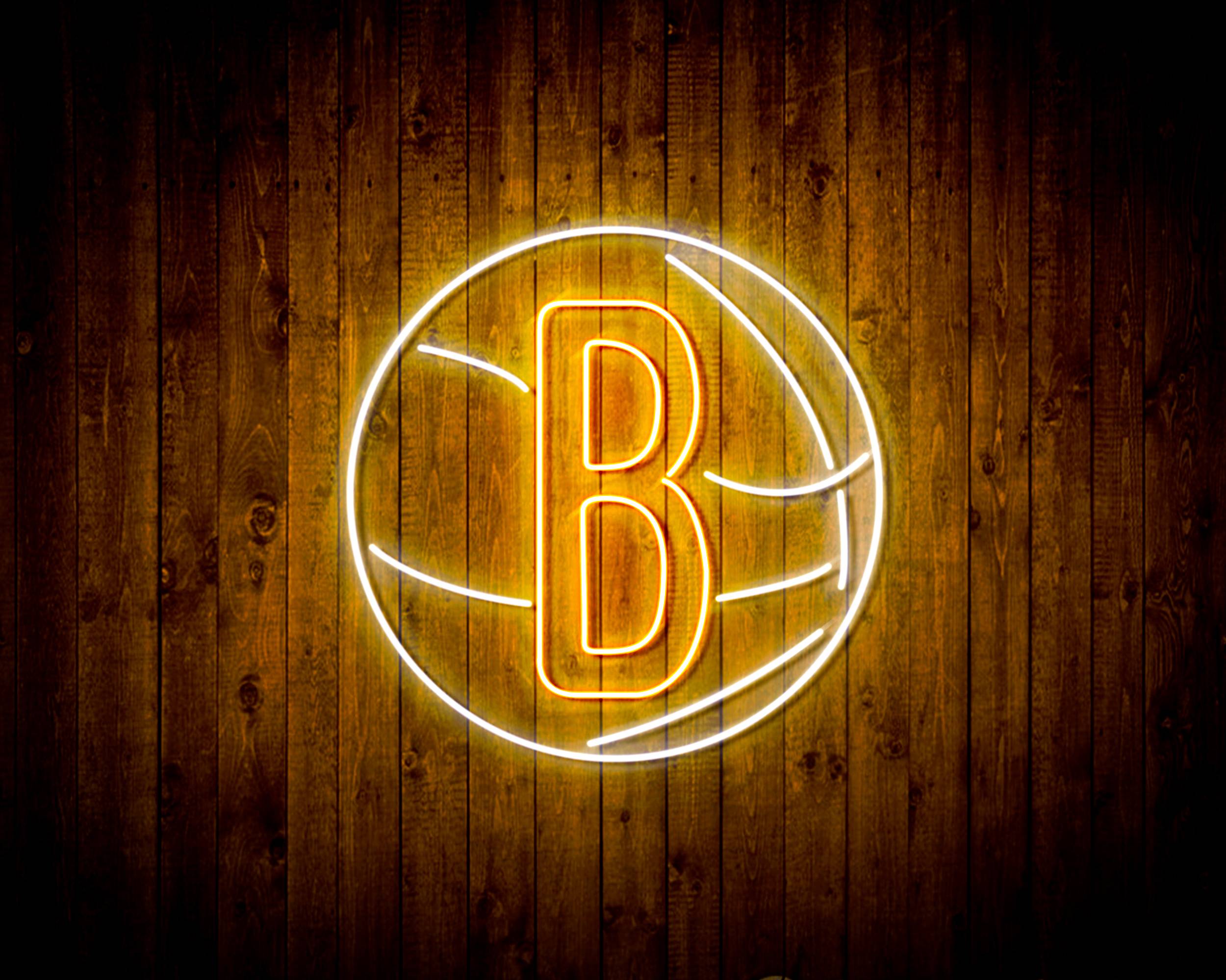 NBA Brooklyn Nets Handmade LED Neon Light Sign