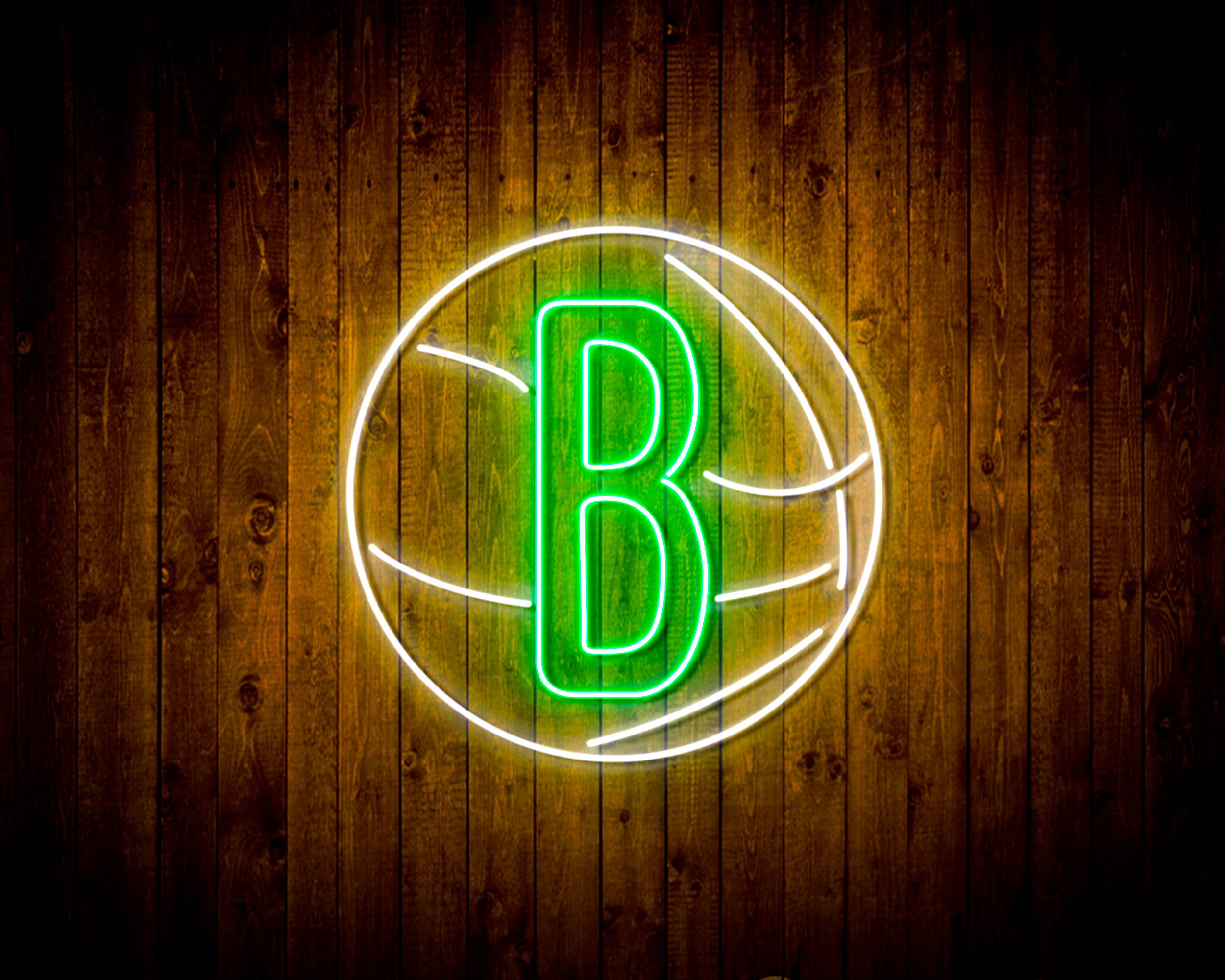 NBA Brooklyn Nets Handmade LED Neon Light Sign