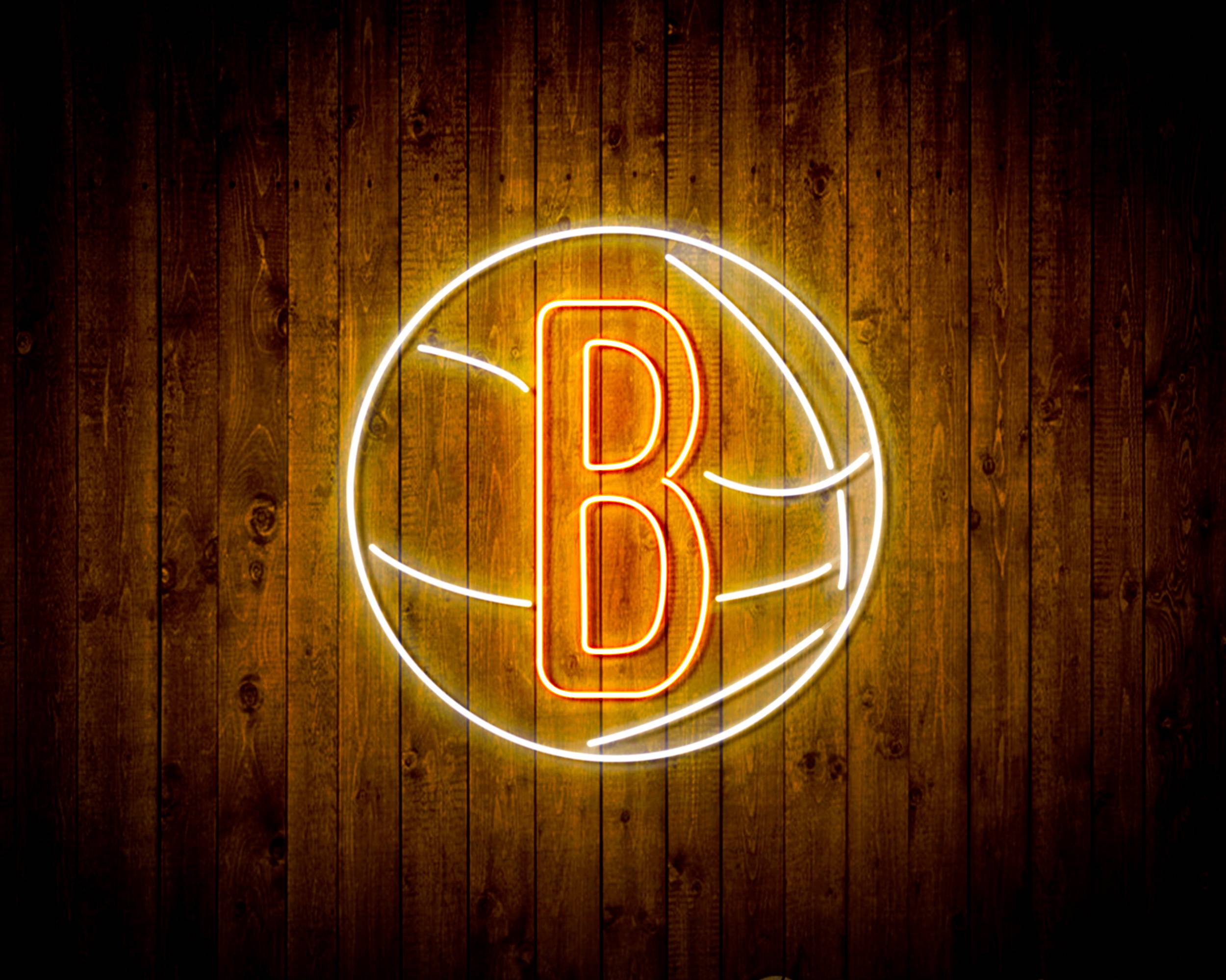 NBA Brooklyn Nets Handmade LED Neon Light Sign