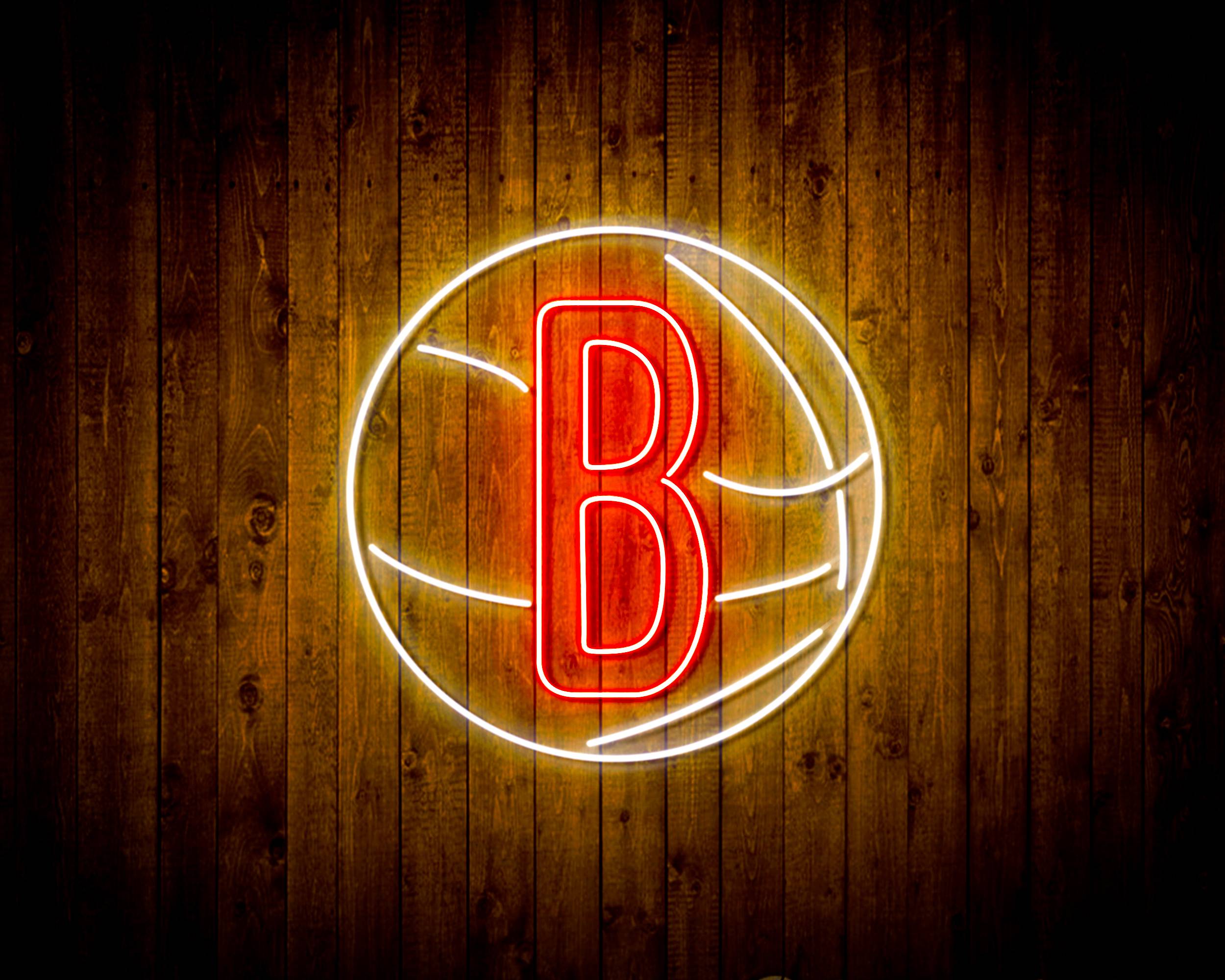 NBA Brooklyn Nets Handmade LED Neon Light Sign