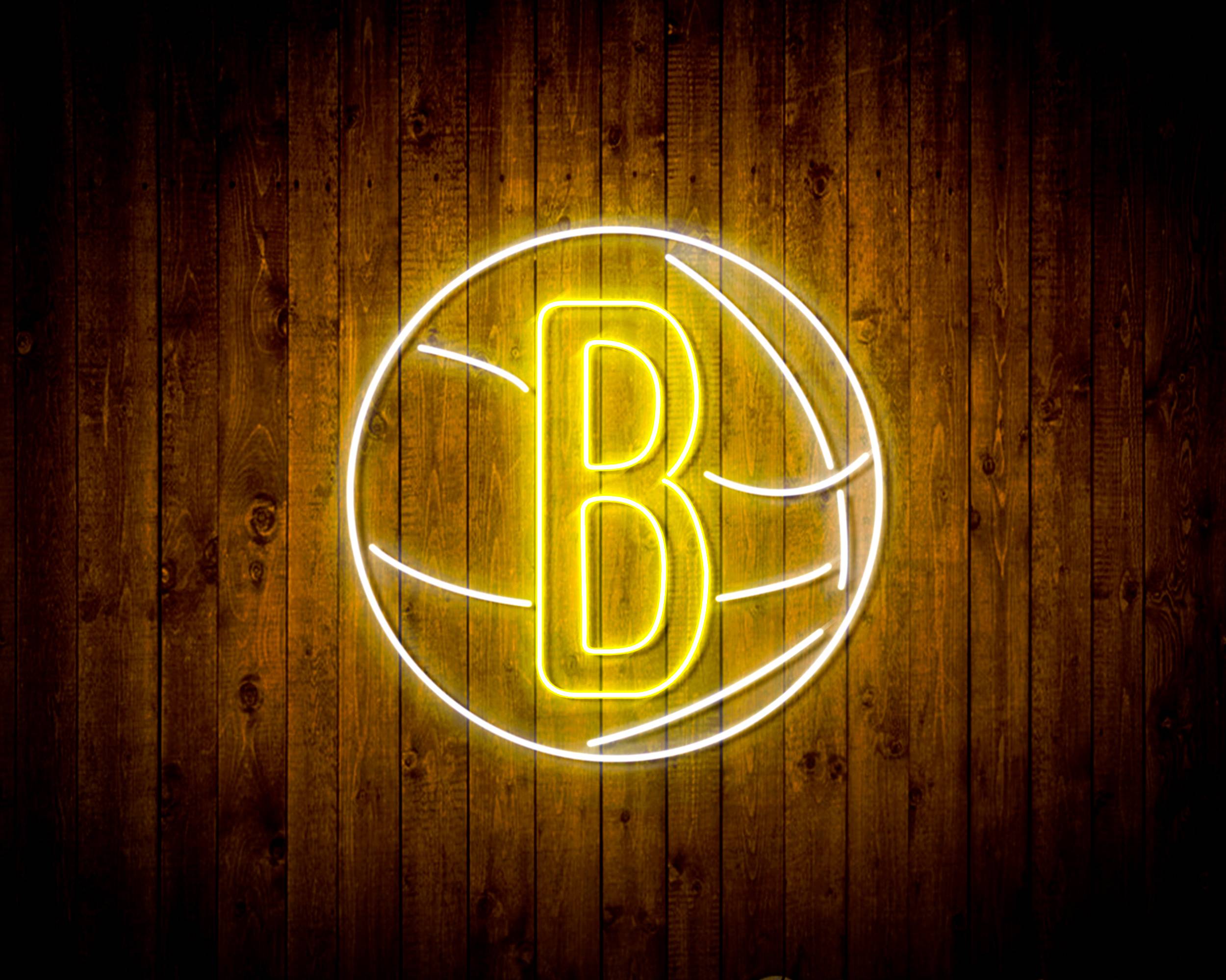 NBA Brooklyn Nets Handmade LED Neon Light Sign