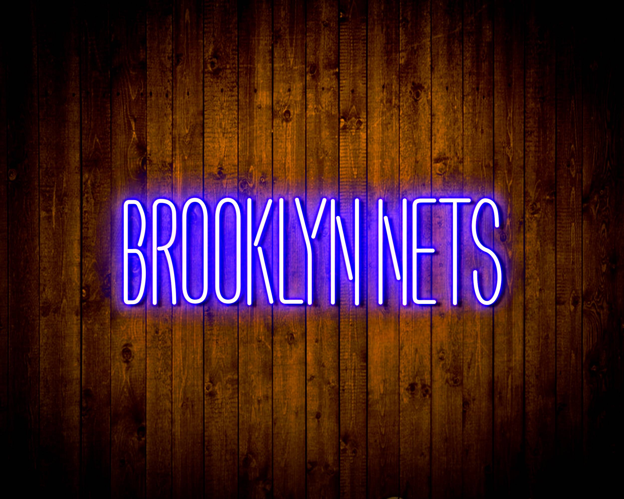 NBA Brooklyn Nets Handmade LED Neon Light Sign