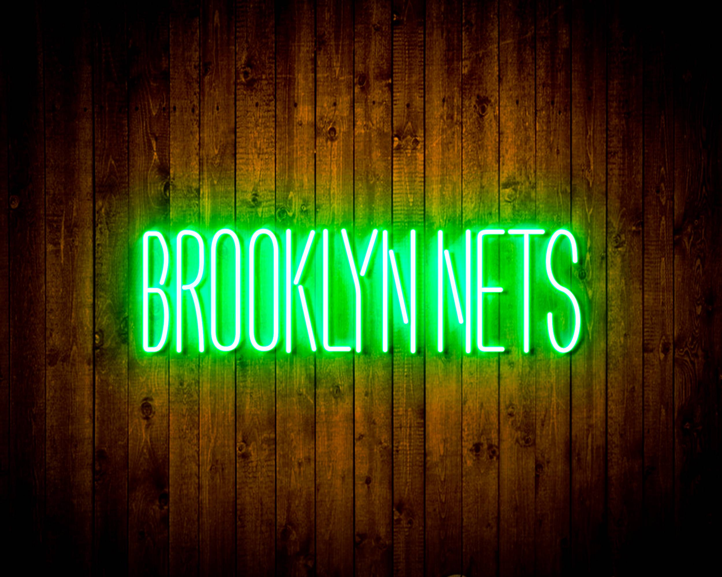 NBA Brooklyn Nets Handmade LED Neon Light Sign