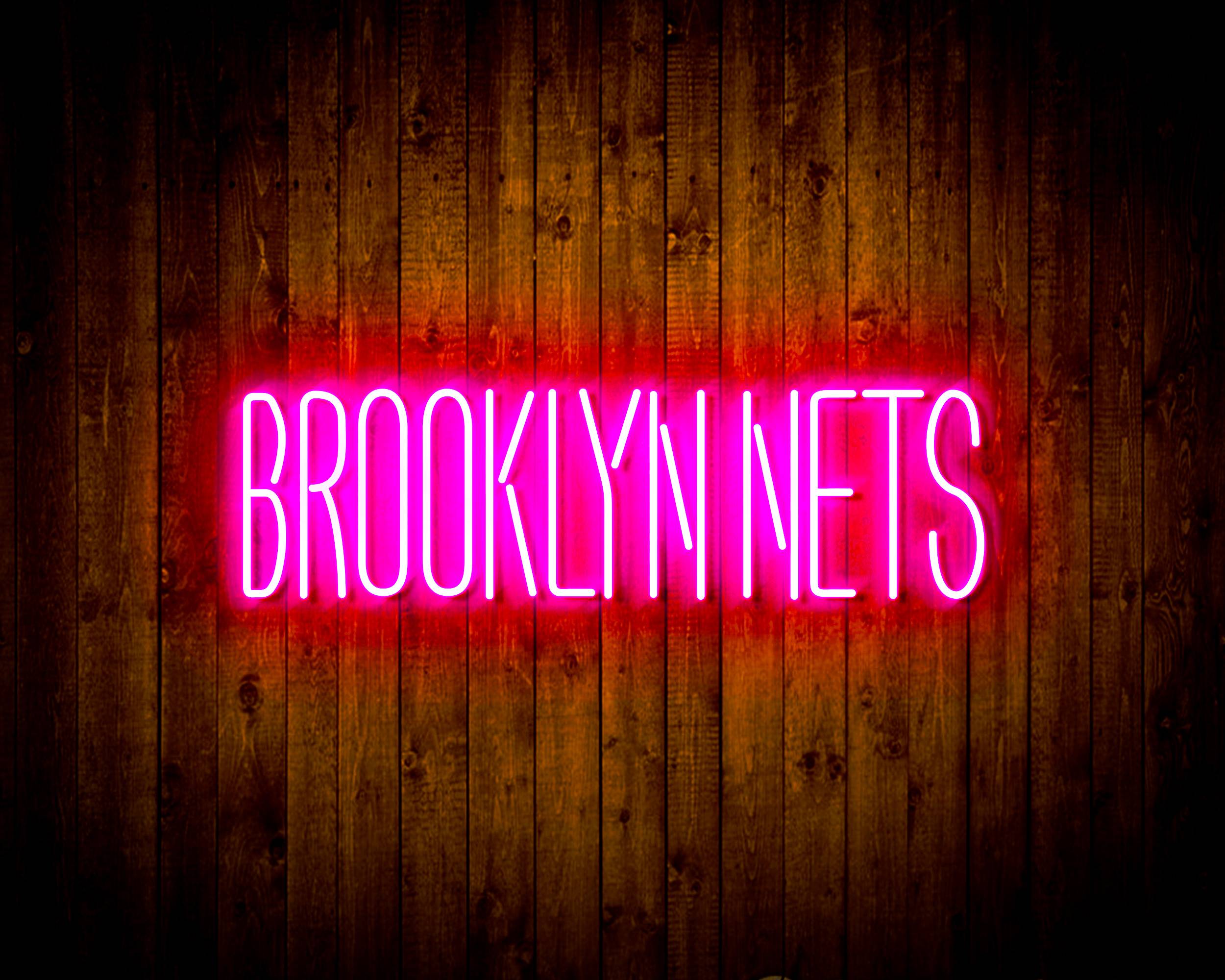 NBA Brooklyn Nets Handmade LED Neon Light Sign