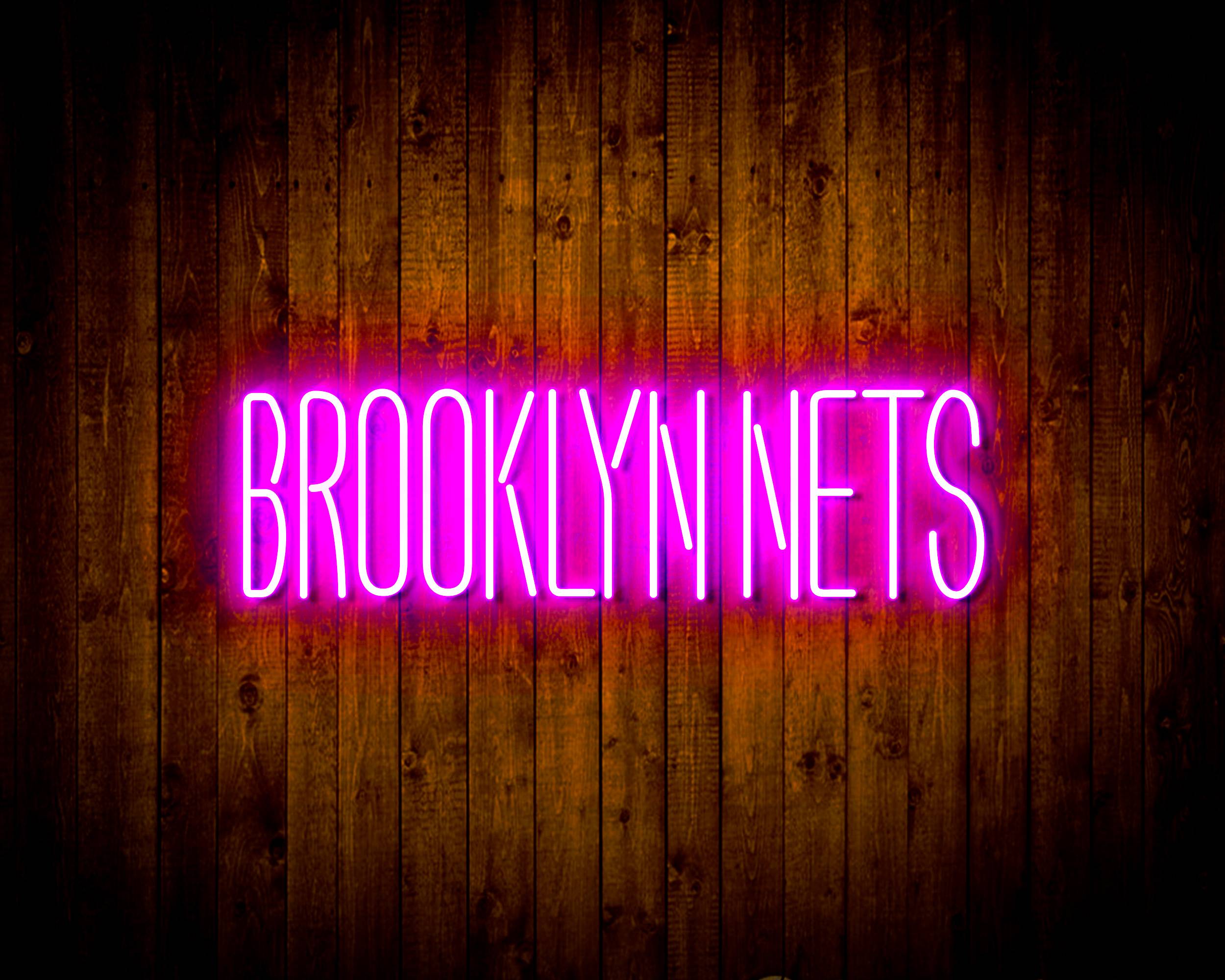 NBA Brooklyn Nets Handmade LED Neon Light Sign