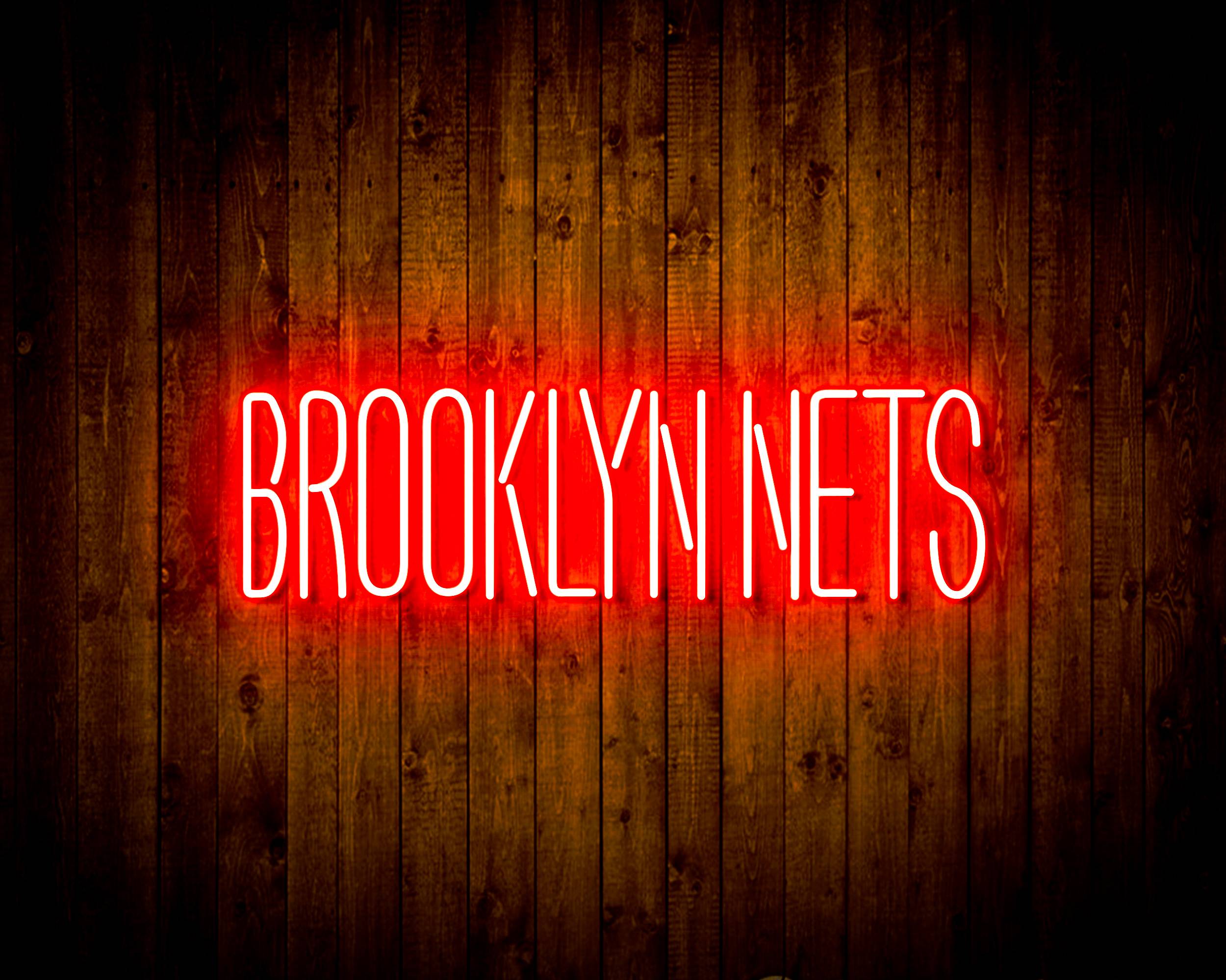 NBA Brooklyn Nets Handmade LED Neon Light Sign