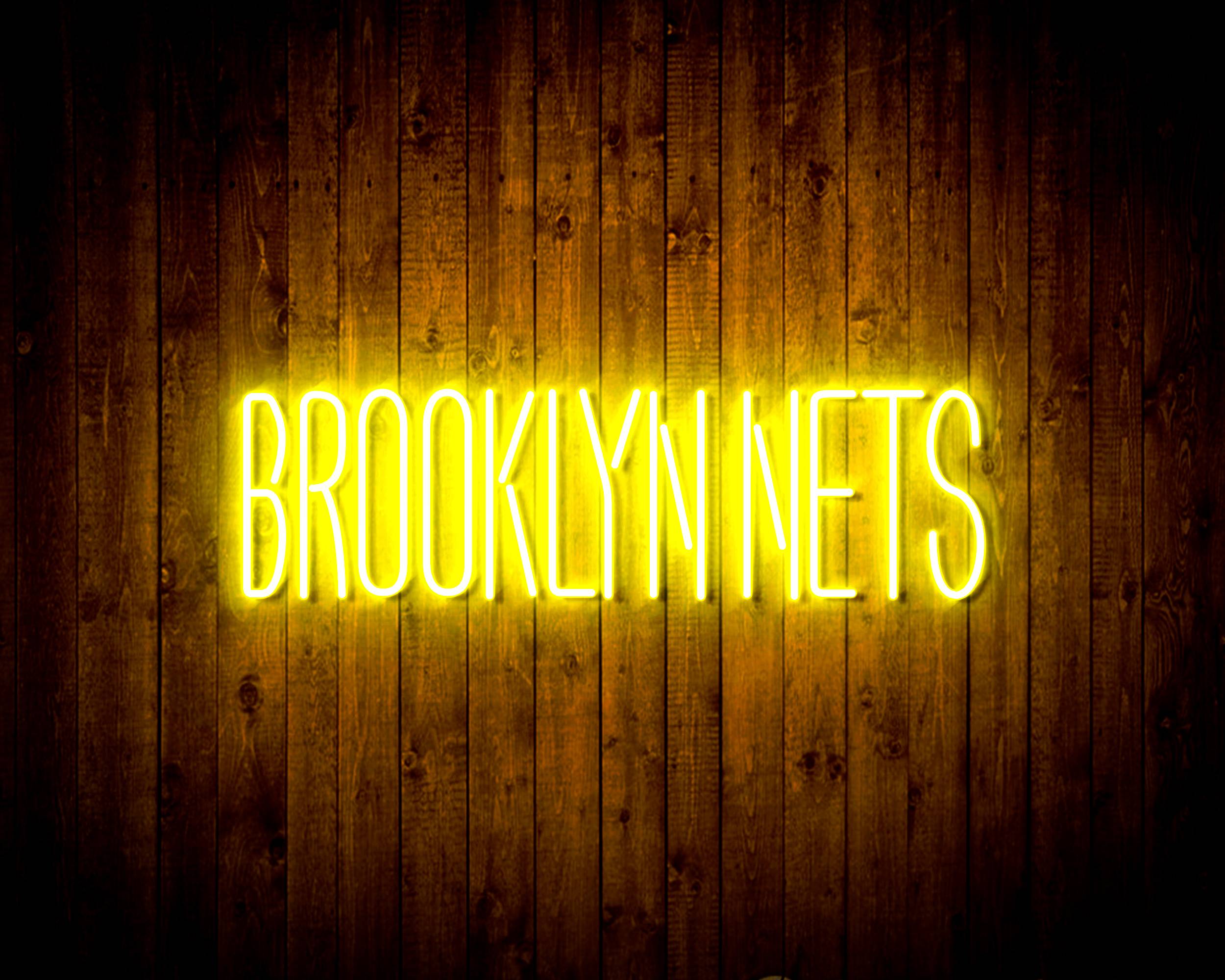 NBA Brooklyn Nets Handmade LED Neon Light Sign