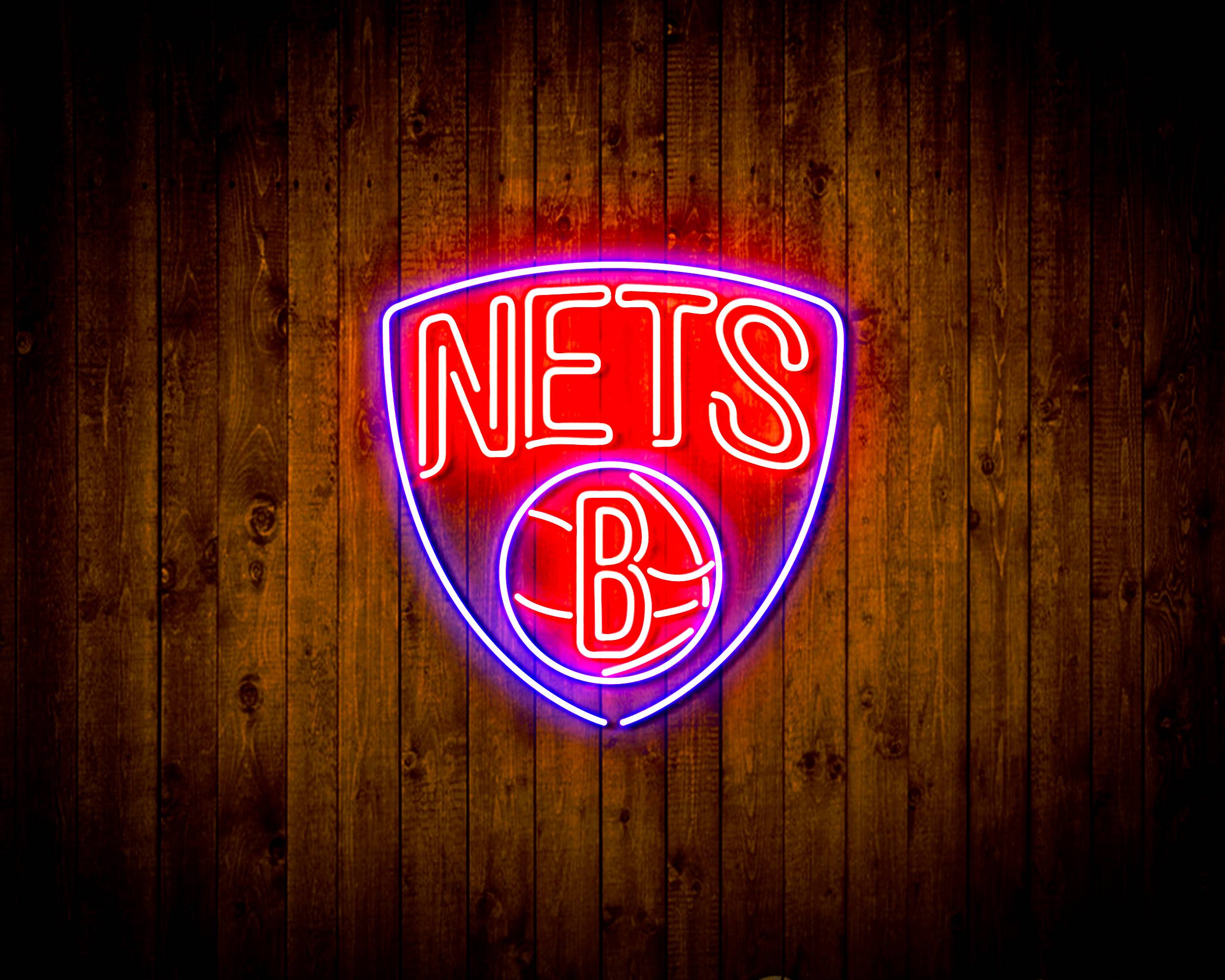 NBA Brooklyn Nets Handmade LED Neon Light Sign