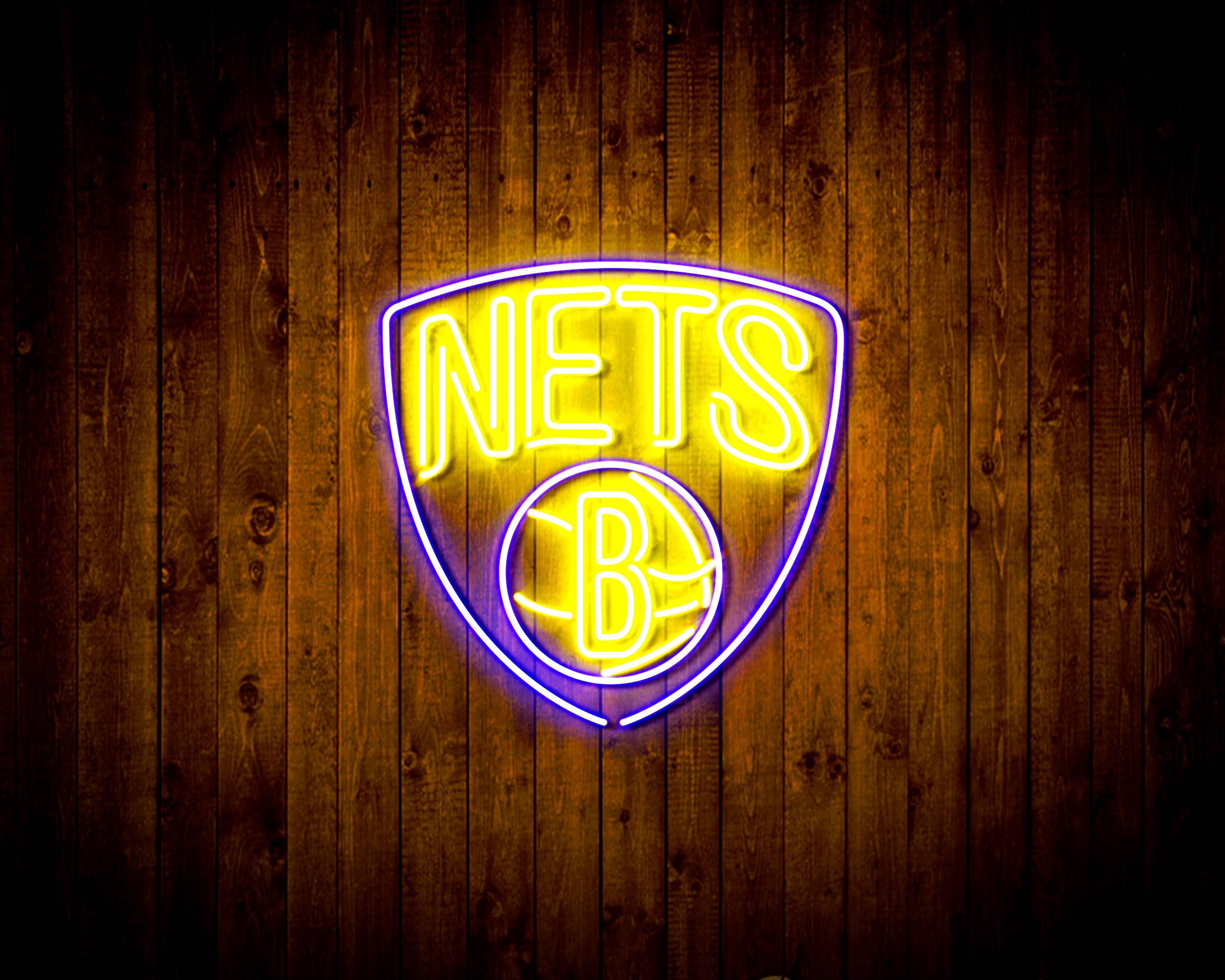 NBA Brooklyn Nets Handmade LED Neon Light Sign