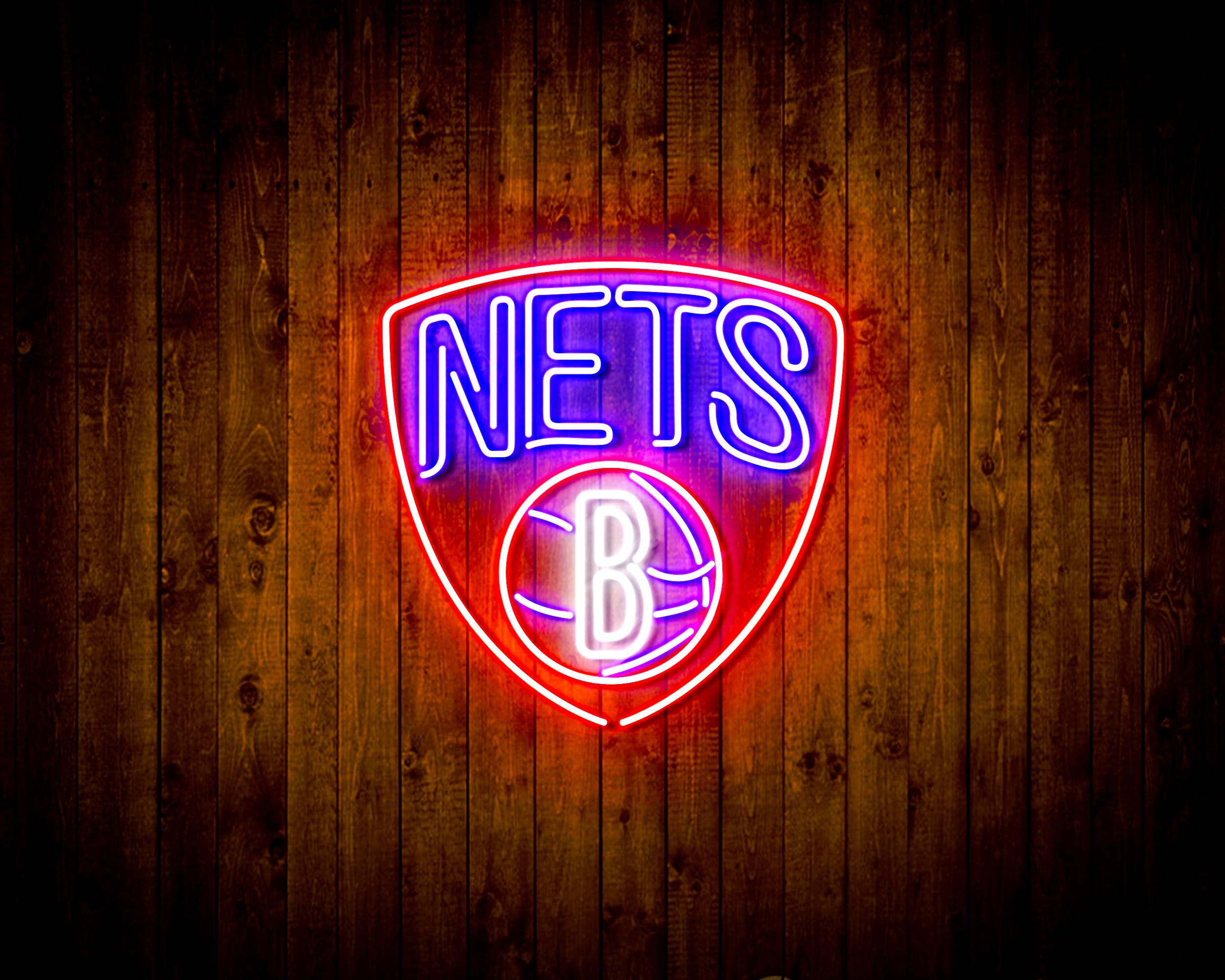 NBA Brooklyn Nets Handmade LED Neon Light Sign