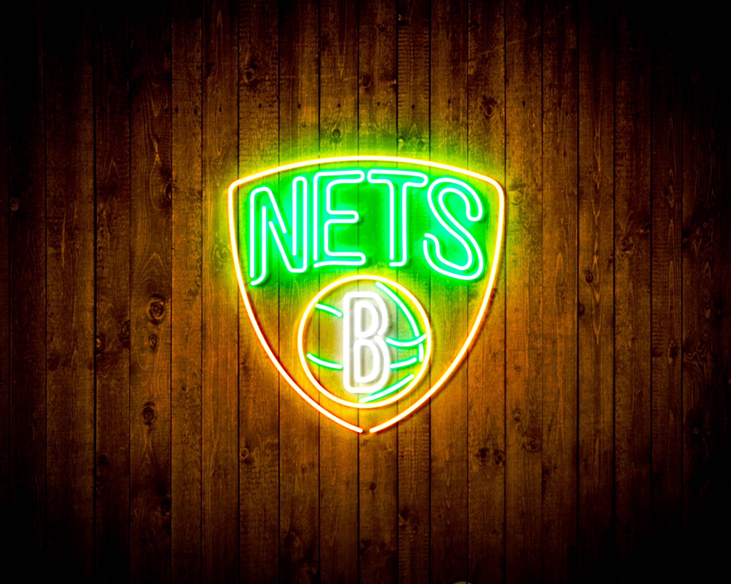 NBA Brooklyn Nets Handmade LED Neon Light Sign