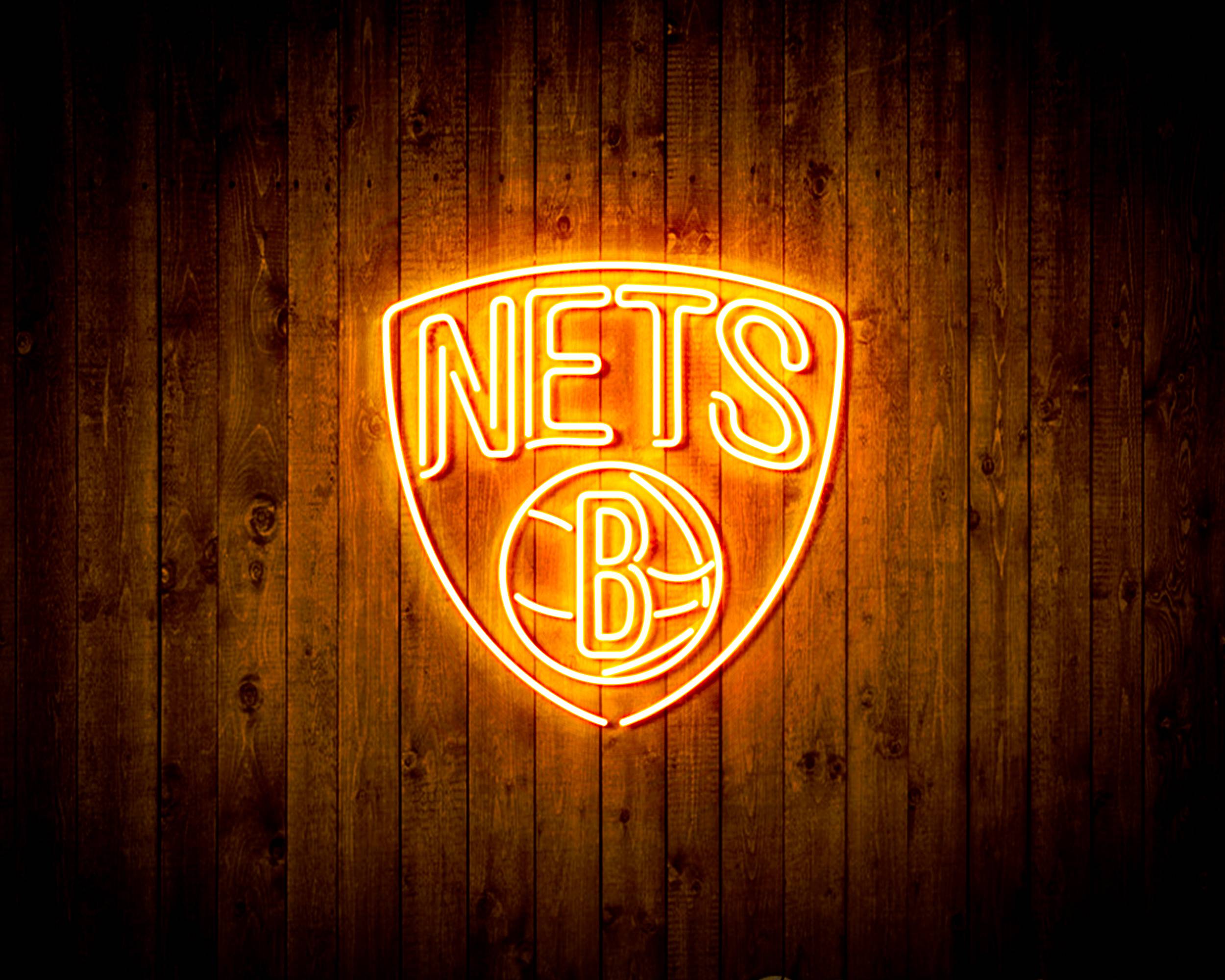 NBA Brooklyn Nets Handmade LED Neon Light Sign