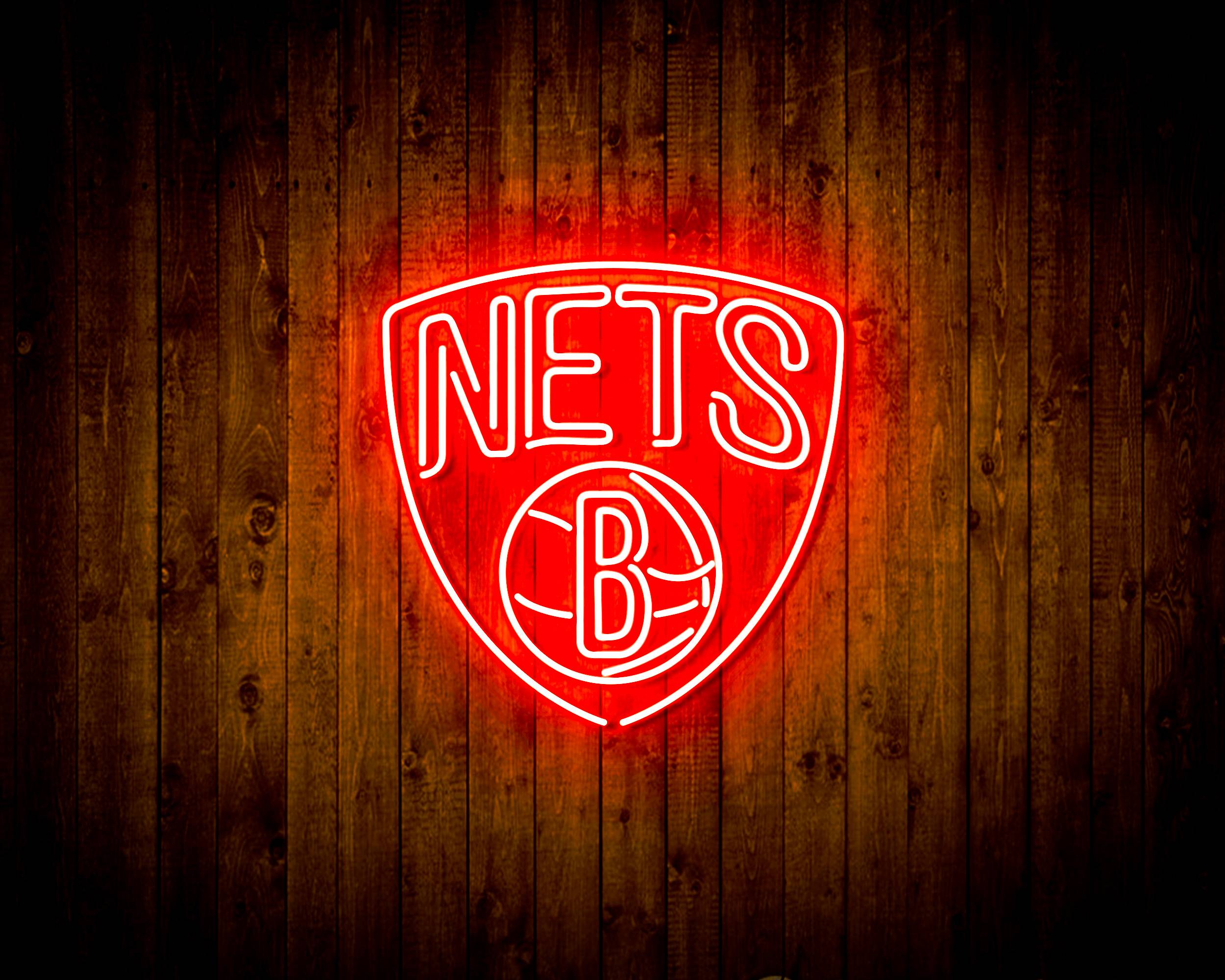 NBA Brooklyn Nets Handmade LED Neon Light Sign