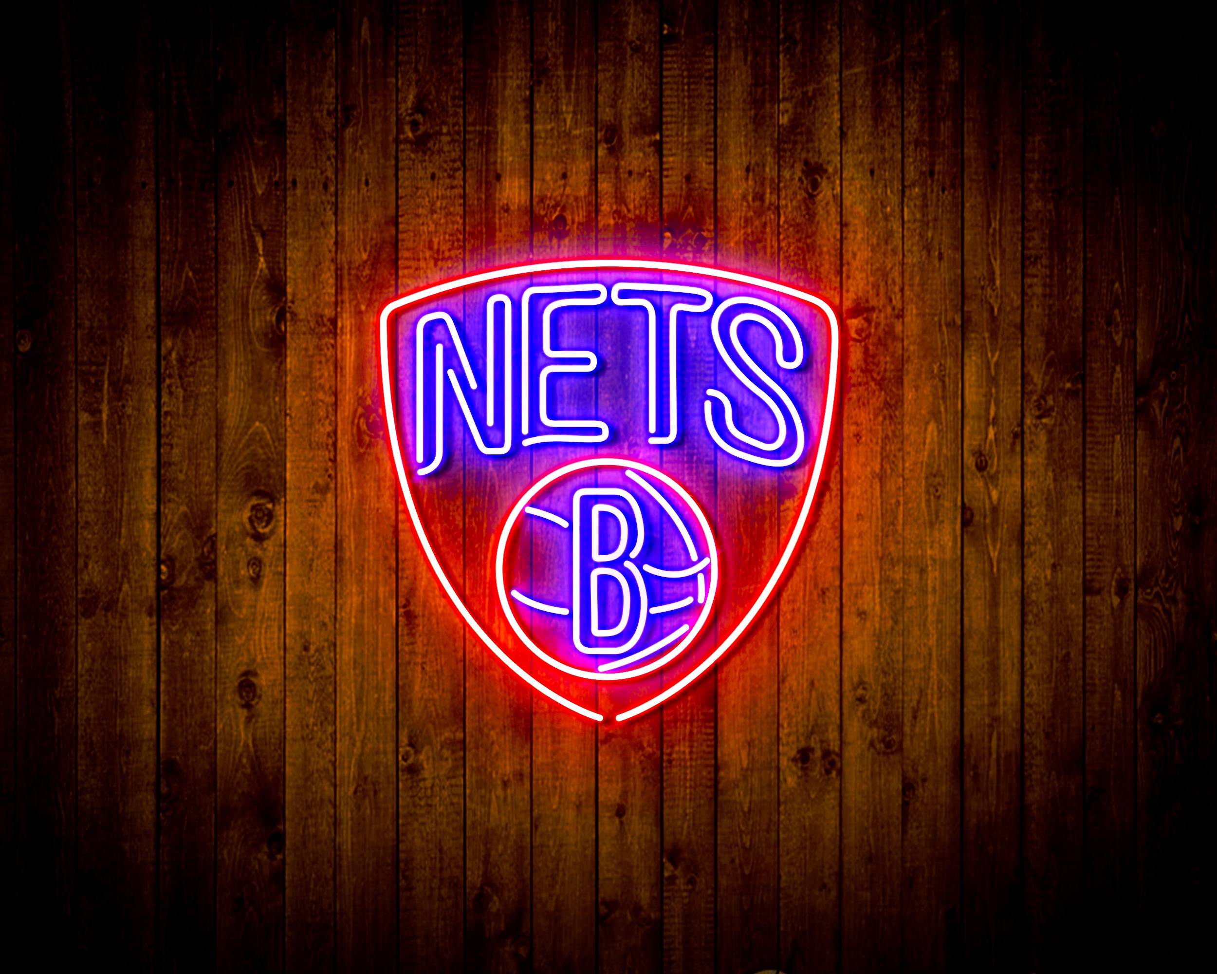 NBA Brooklyn Nets Handmade LED Neon Light Sign