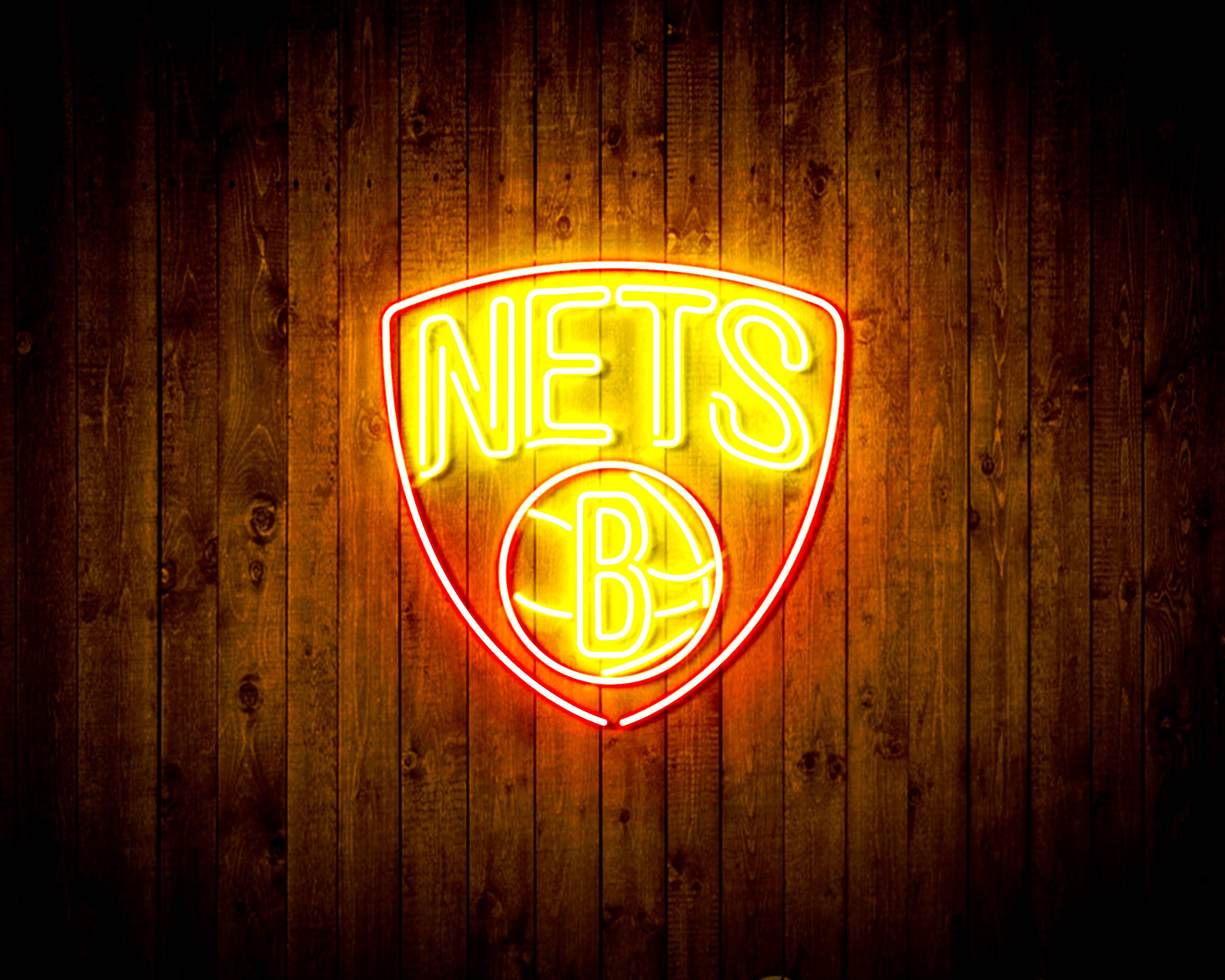 NBA Brooklyn Nets Handmade LED Neon Light Sign