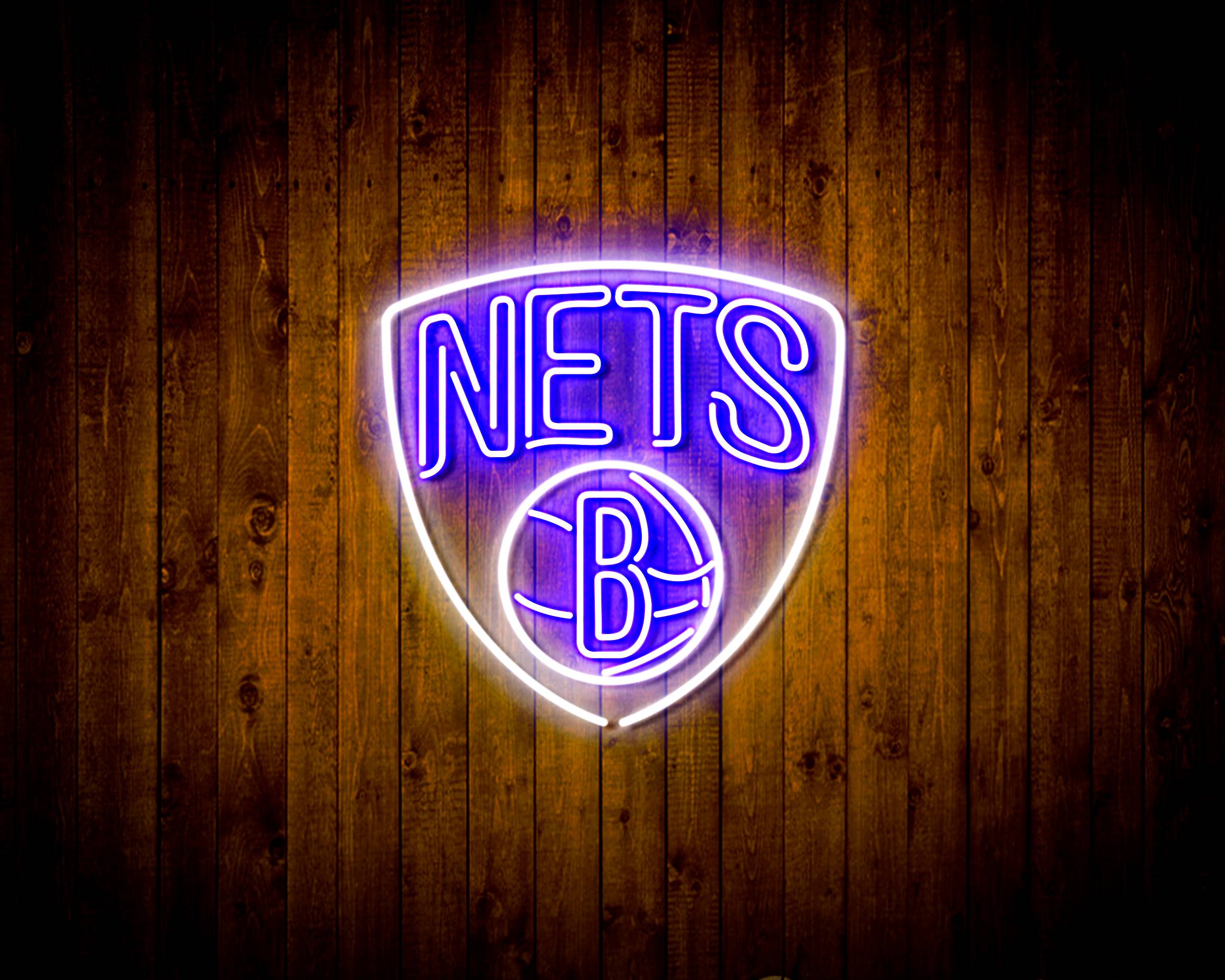 NBA Brooklyn Nets Handmade LED Neon Light Sign