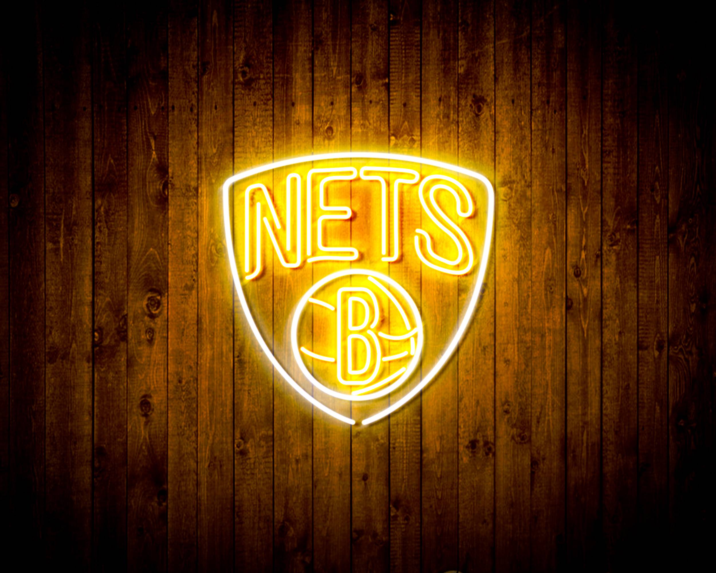 NBA Brooklyn Nets Handmade LED Neon Light Sign