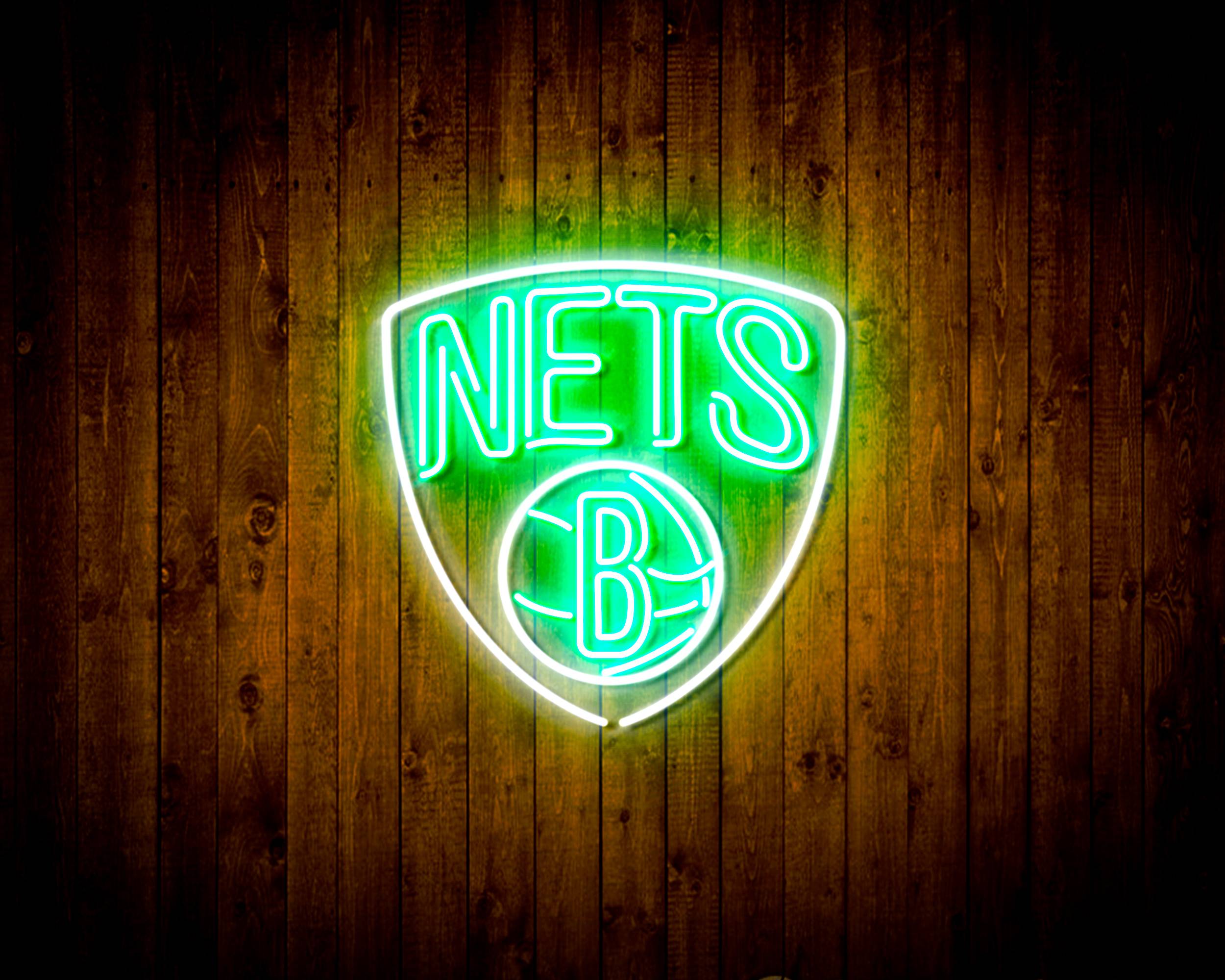 NBA Brooklyn Nets Handmade LED Neon Light Sign