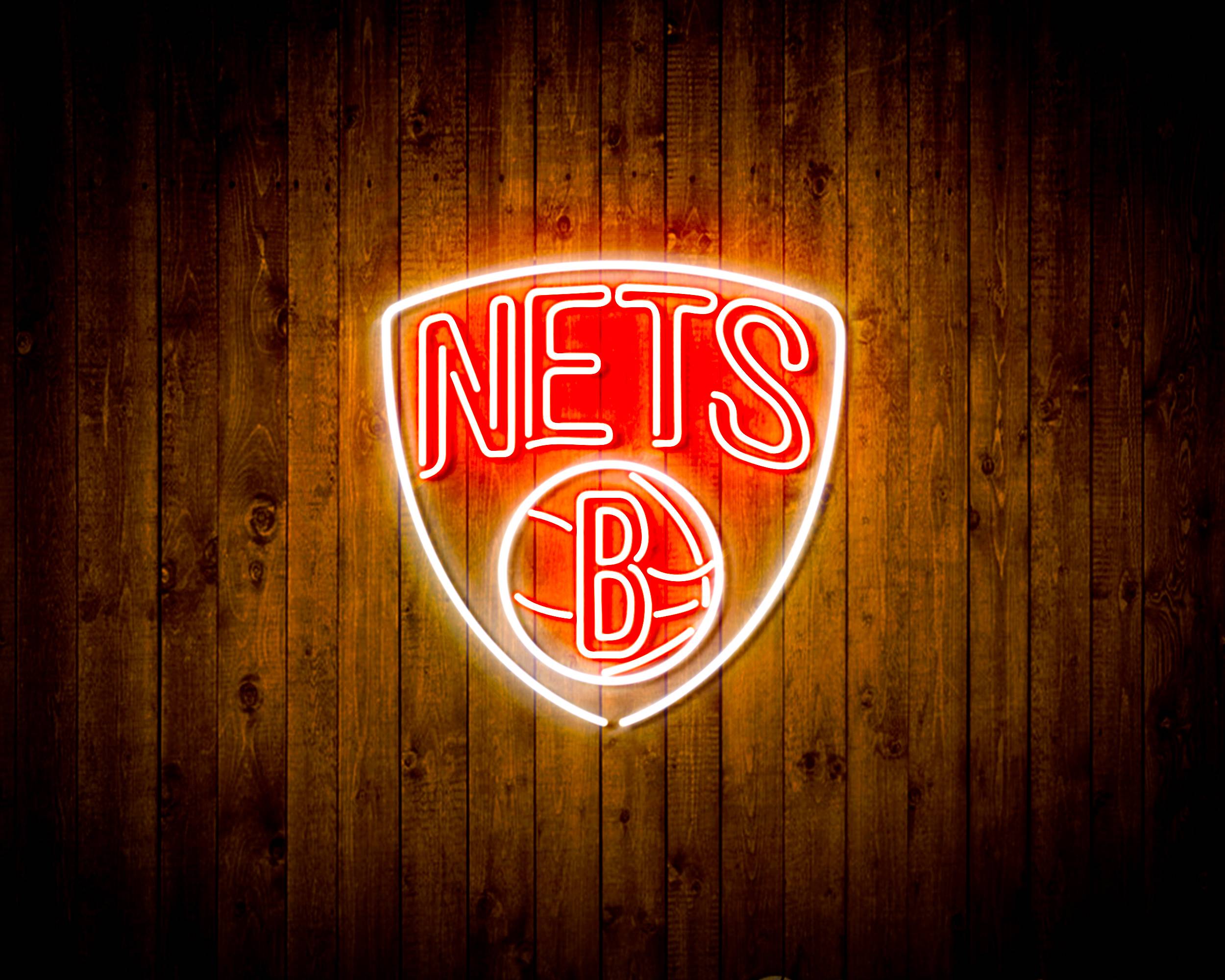 NBA Brooklyn Nets Handmade LED Neon Light Sign