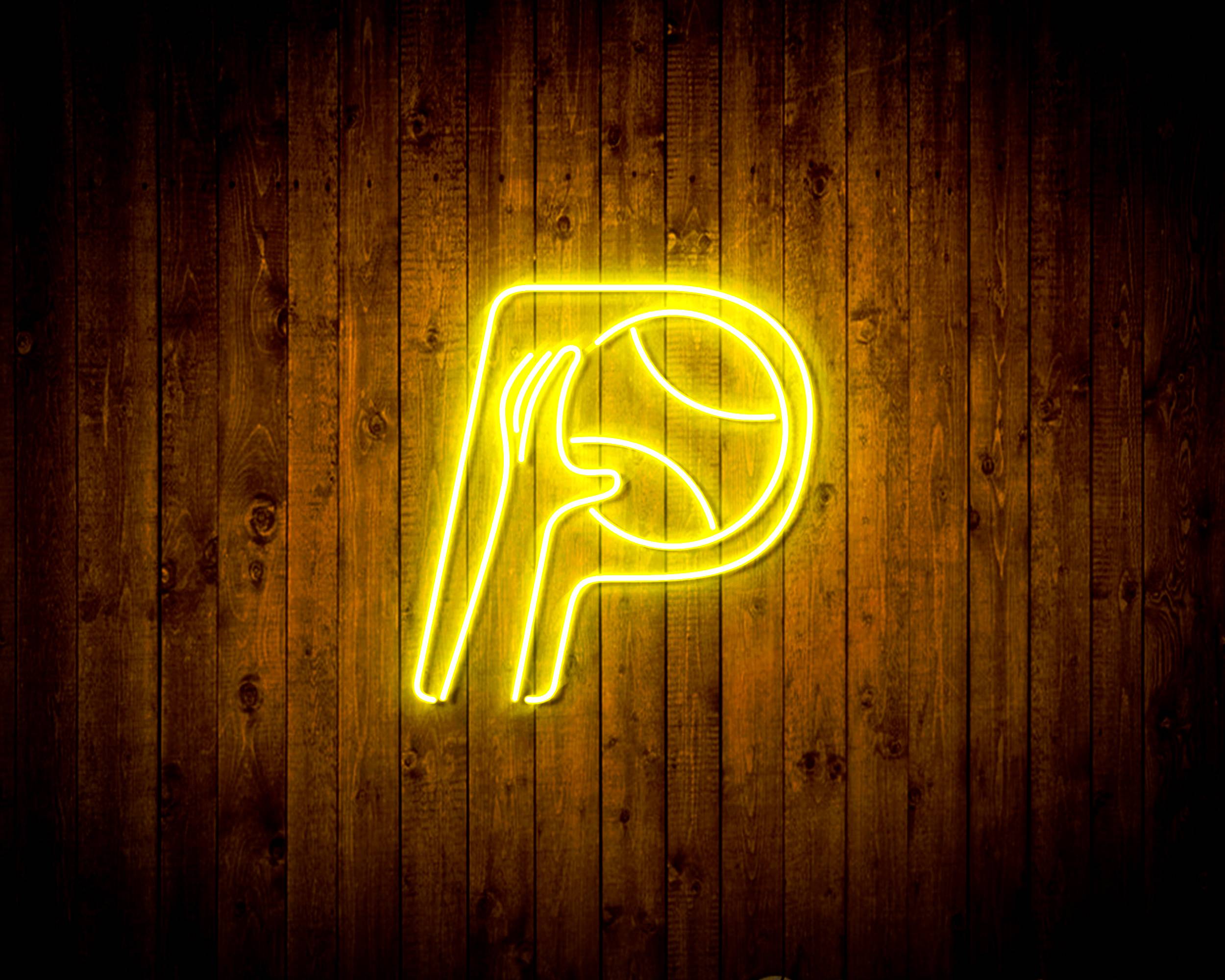 Indiana Pacers Handmade LED Neon Light Sign