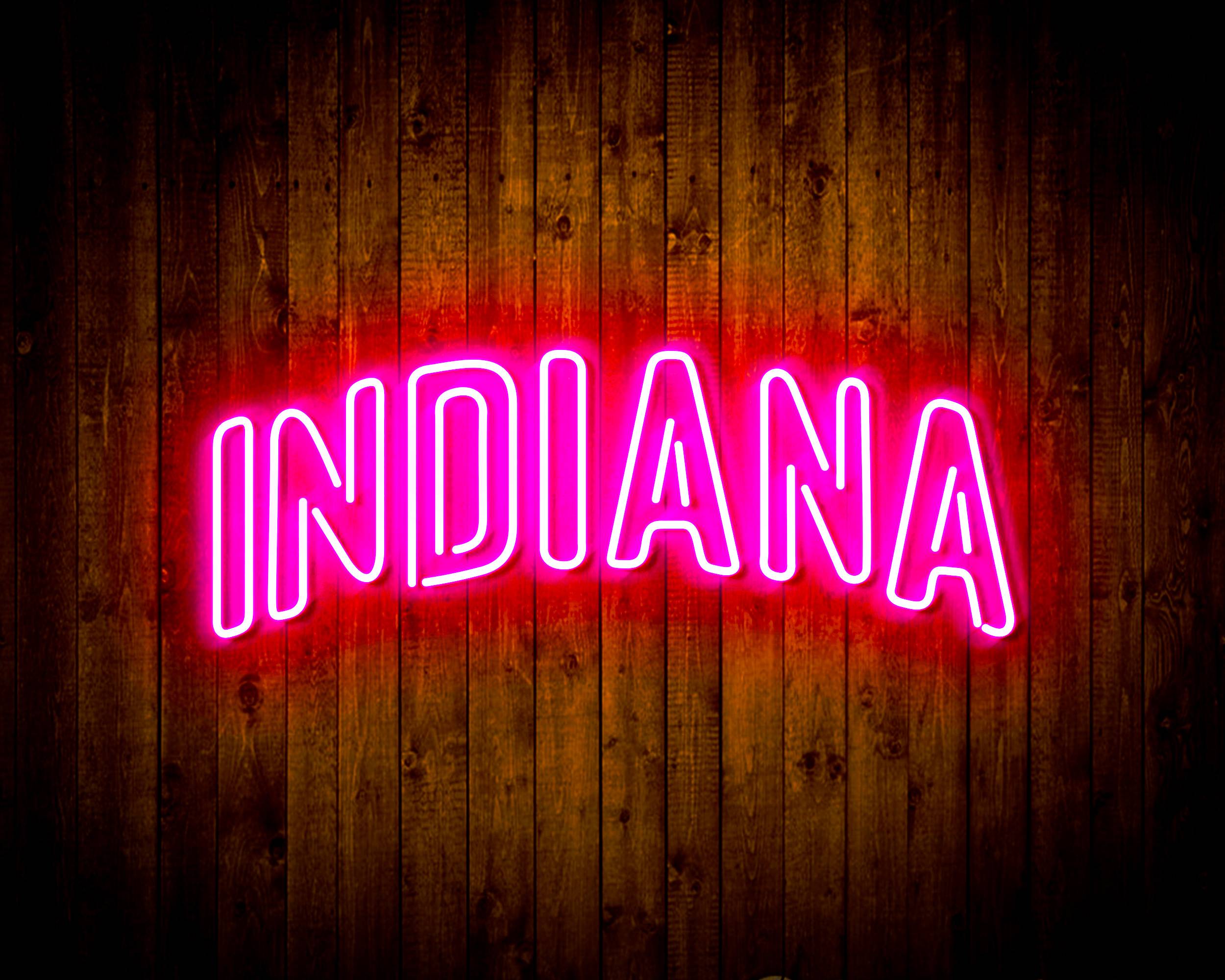 Indiana Pacers Handmade LED Neon Light Sign