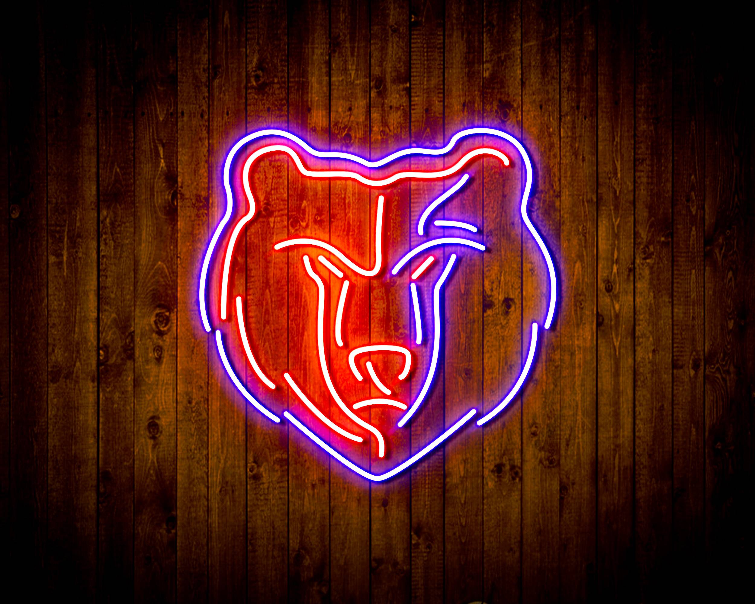 Memphis Grizzlies Handmade LED Neon Light Sign